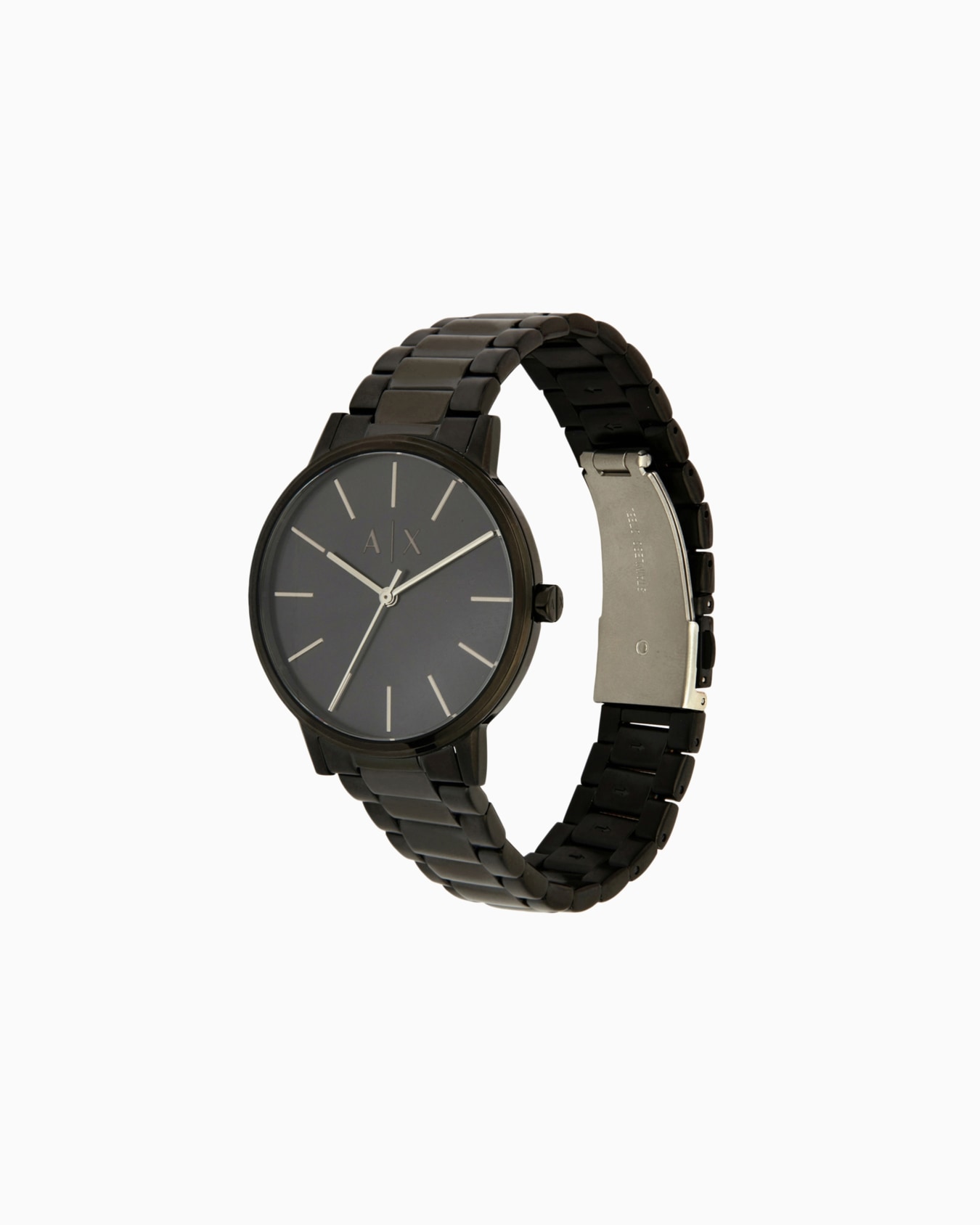Watch with steel strap Slide 1