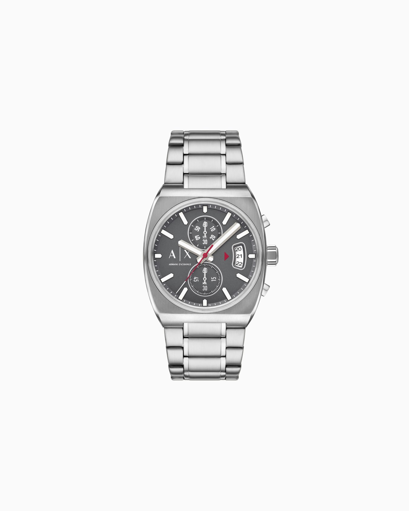  Chronograph Stainless Steel Watch Slide 0