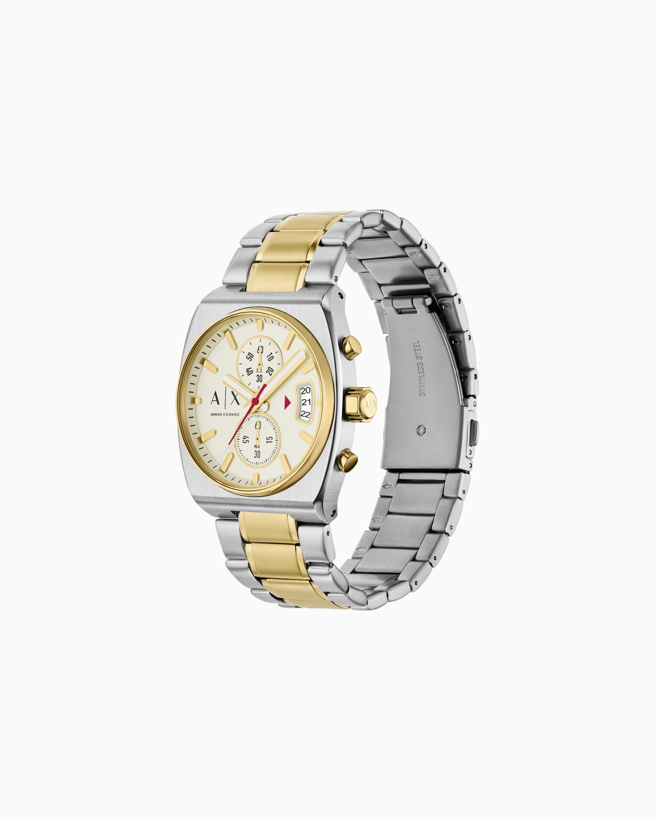 Reloj con cronógrafo de acero inoxidable bicolor Diapositiva 1
