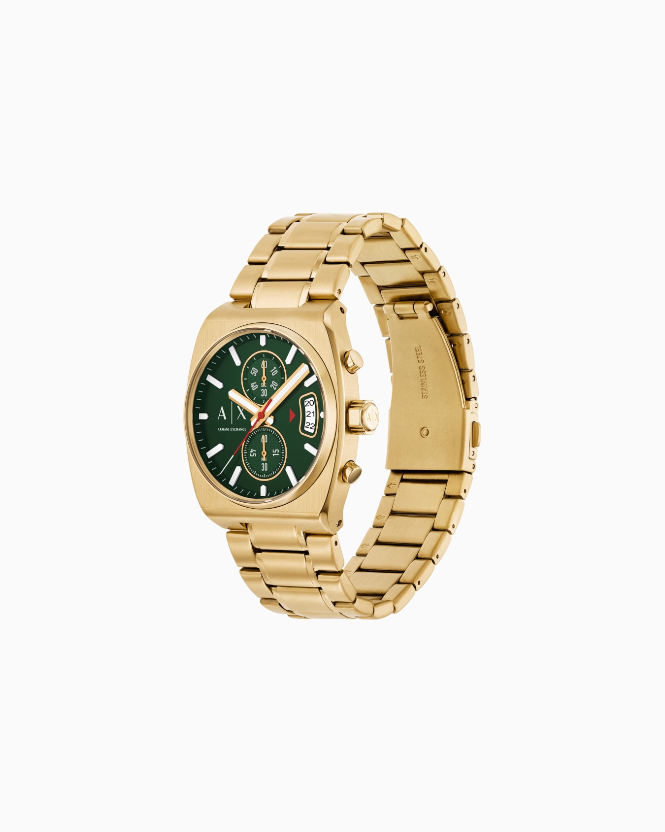  Chronograph Gold-Tone Stainless Steel Watch Slide 1