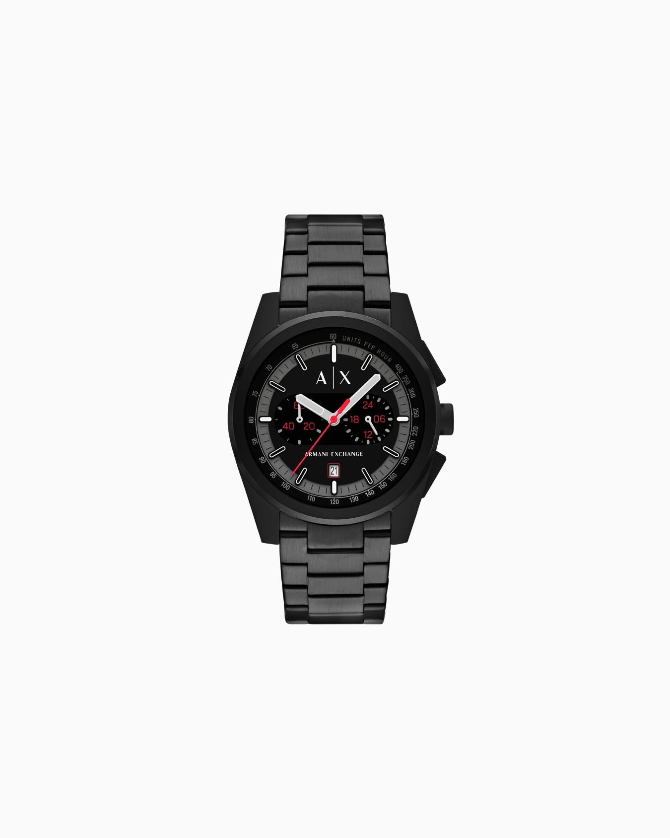  Chronograph Stainless Steel Watch Slide 0