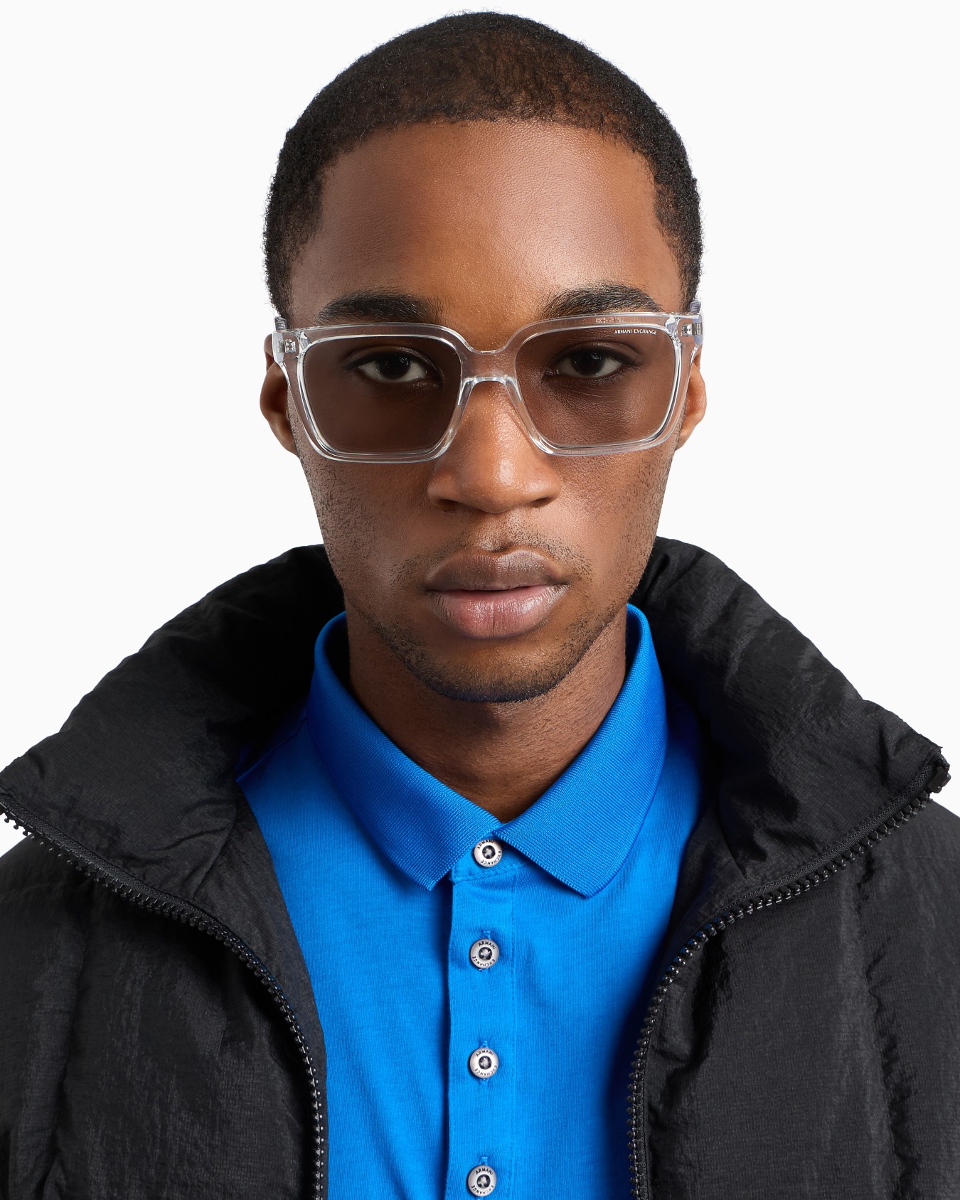 Men's rectangular shaped sunglasses Slide 1