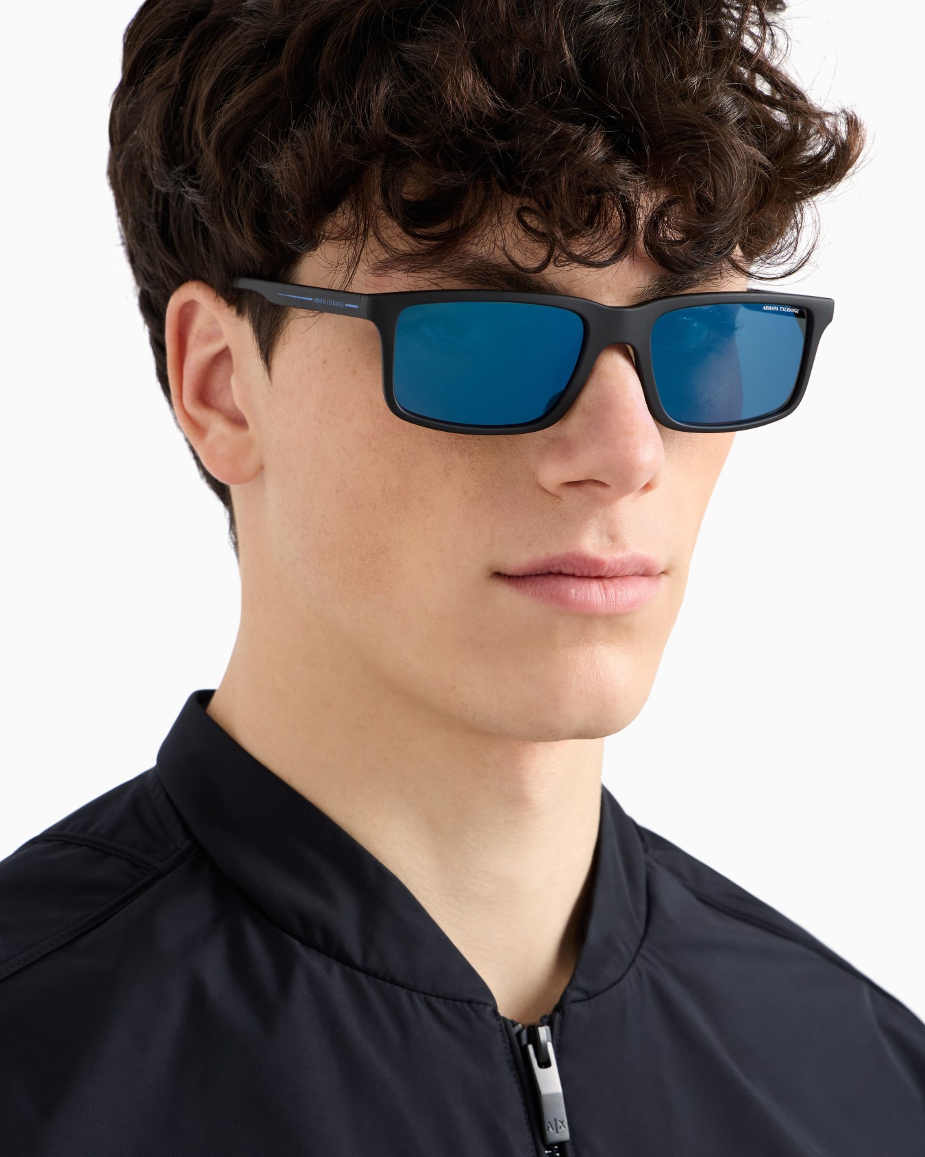 Lunettes de soleil rectangulaires pour homme Diapositive 1