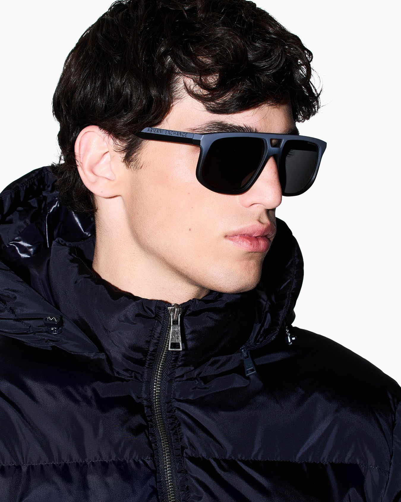 Square-shaped sunglasses for men Slide 1
