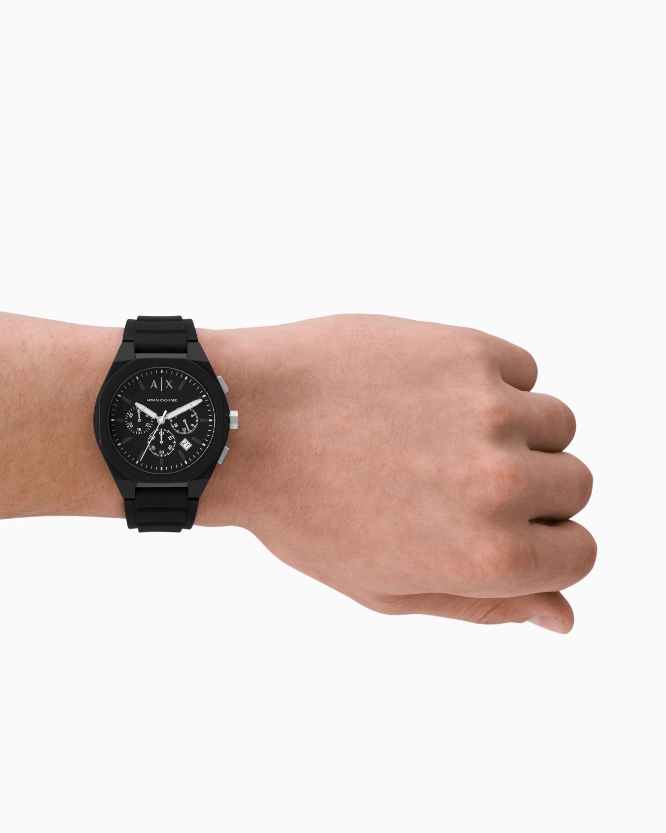 Watch with silicone strap Slide 1