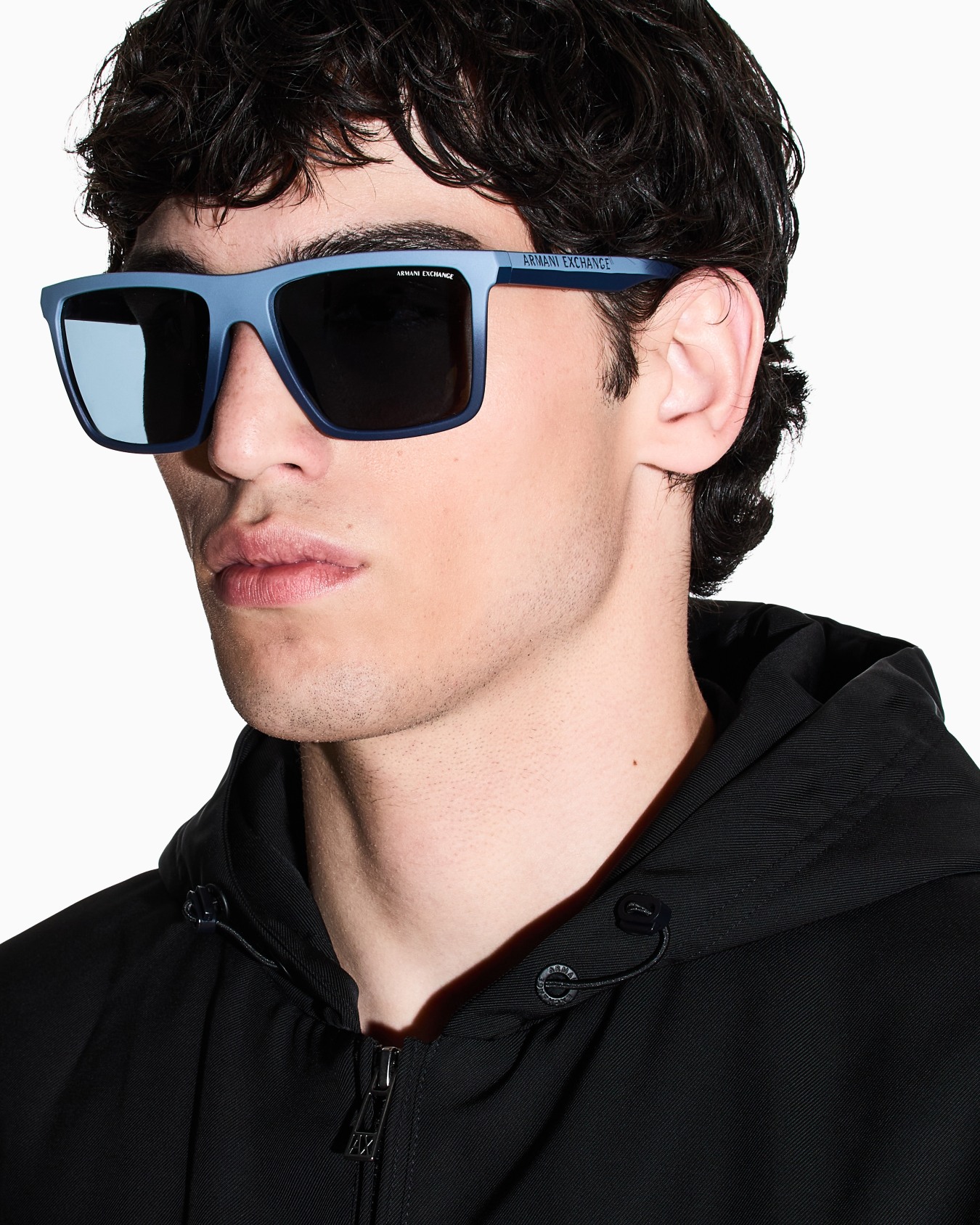 Square-shaped sunglasses for men Slide 1