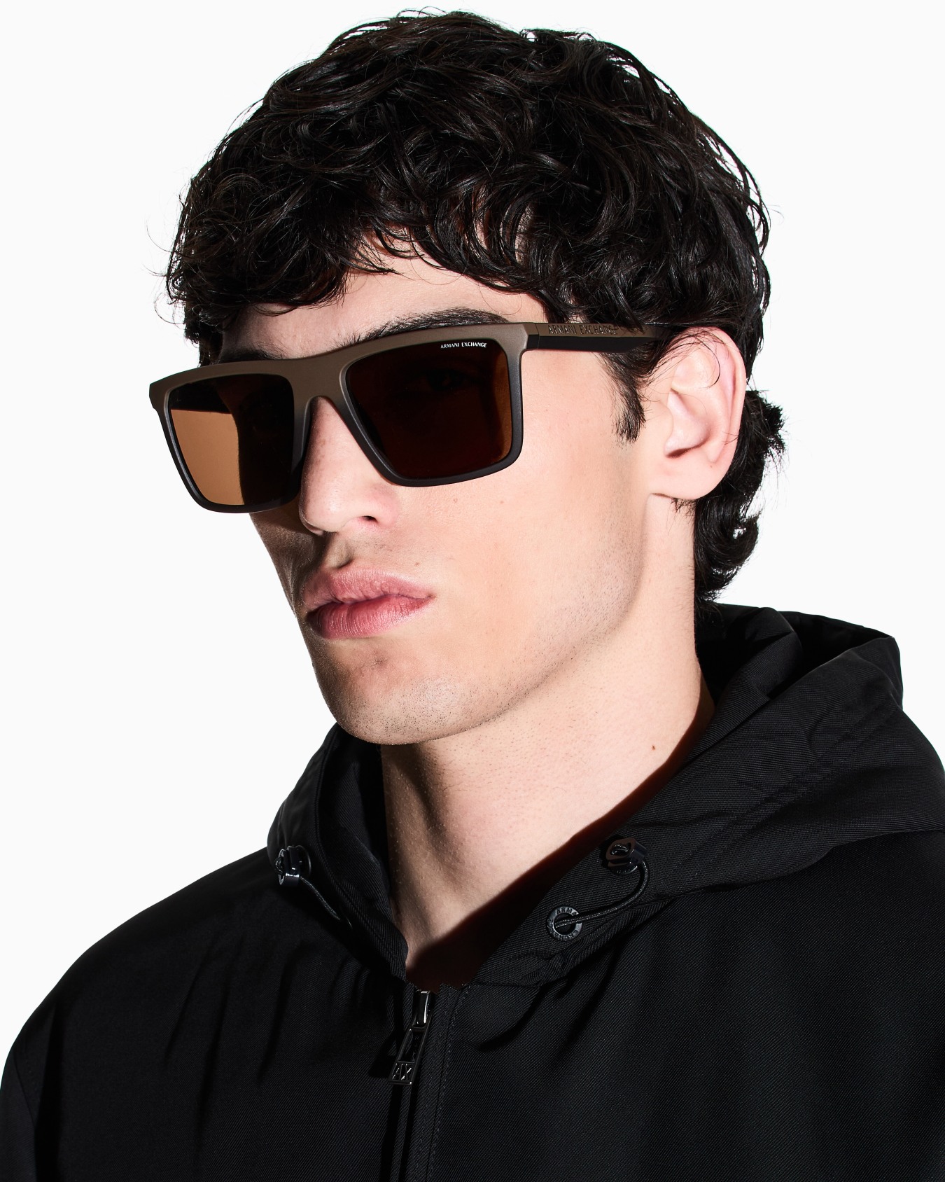 Square-shaped sunglasses for men Slide 1