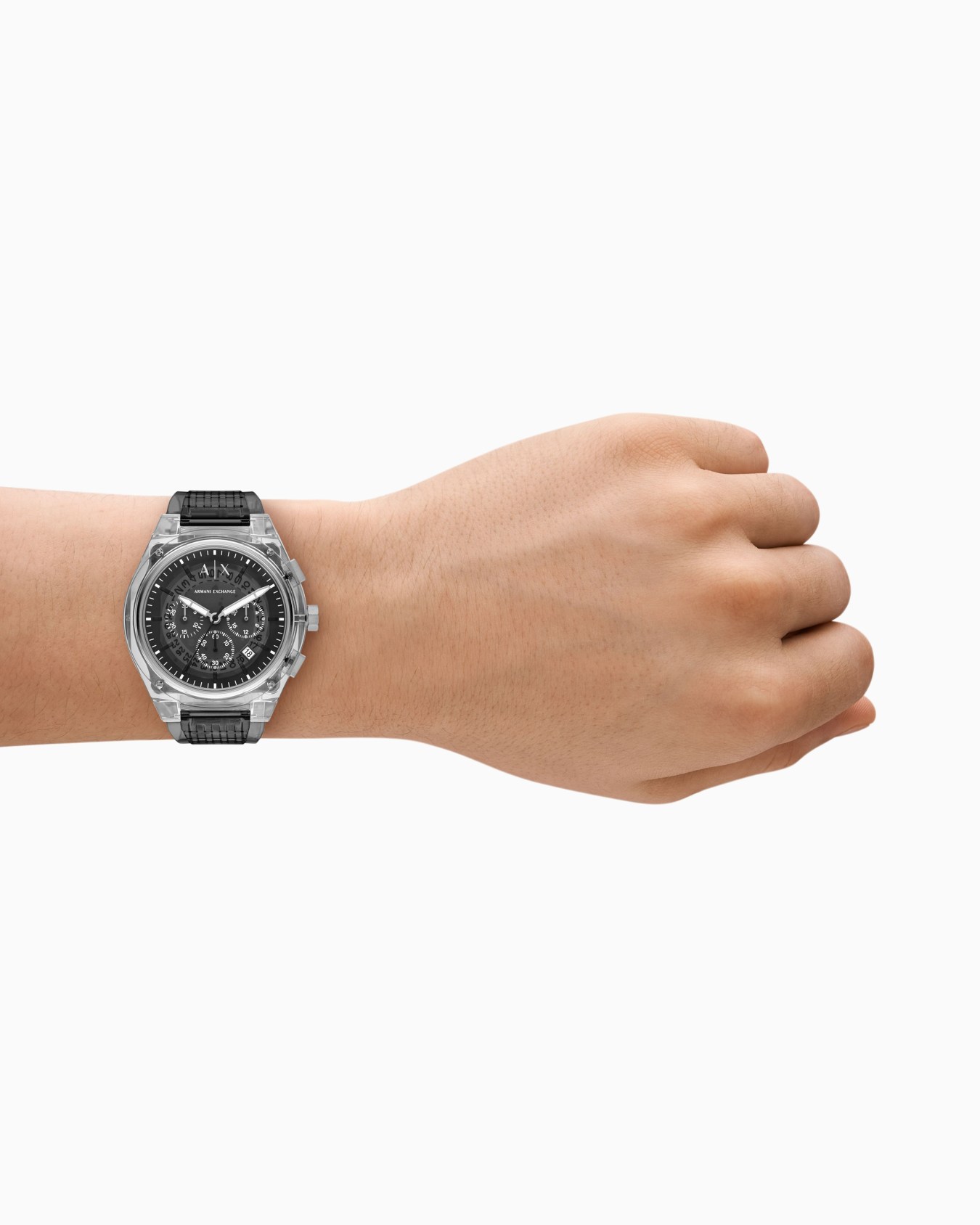 Reloj con cronógrafo gris Diapositiva 1