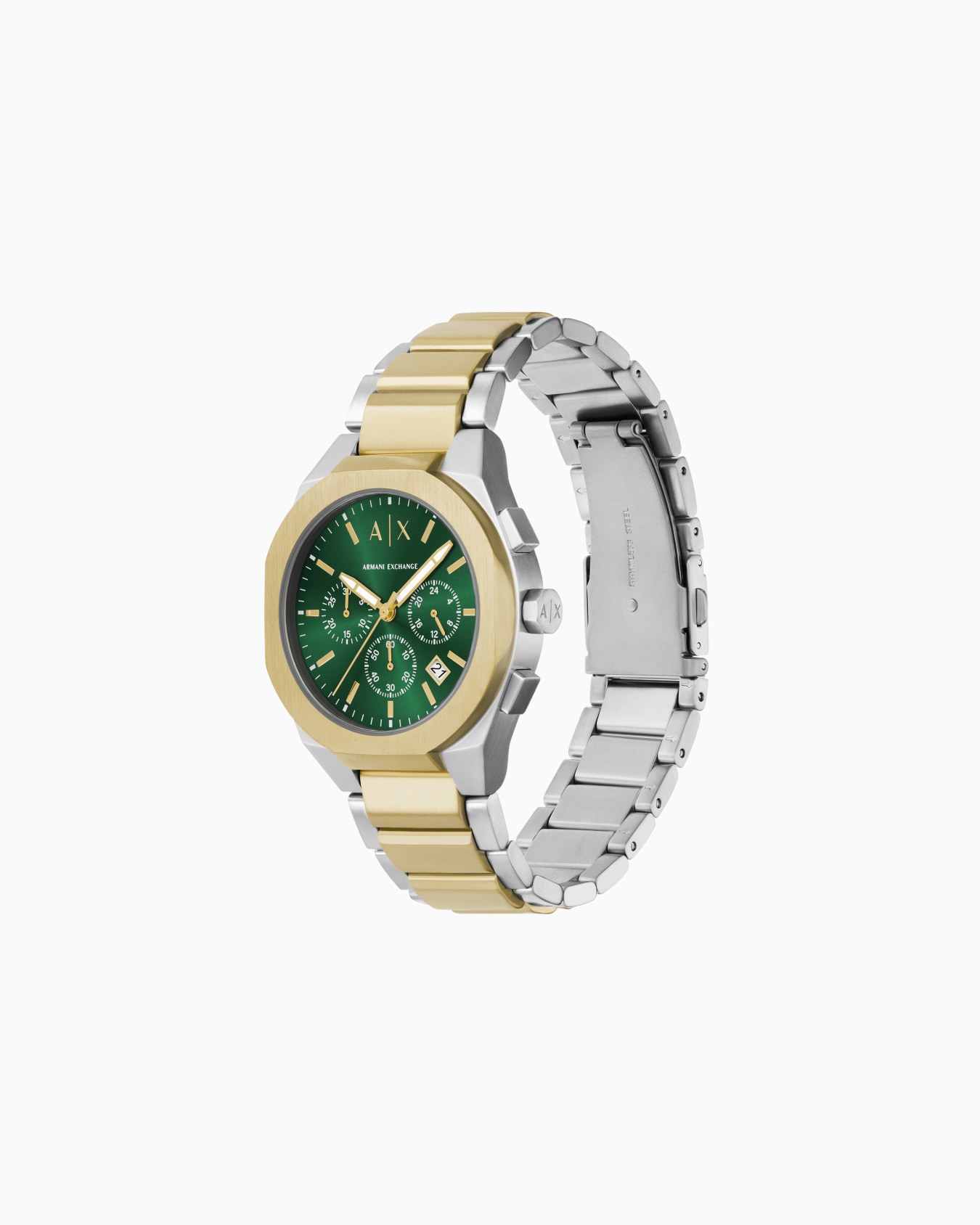 Armani Exchange Chronograph Two-Tone Stainless Steel Watch Diapositiva 2