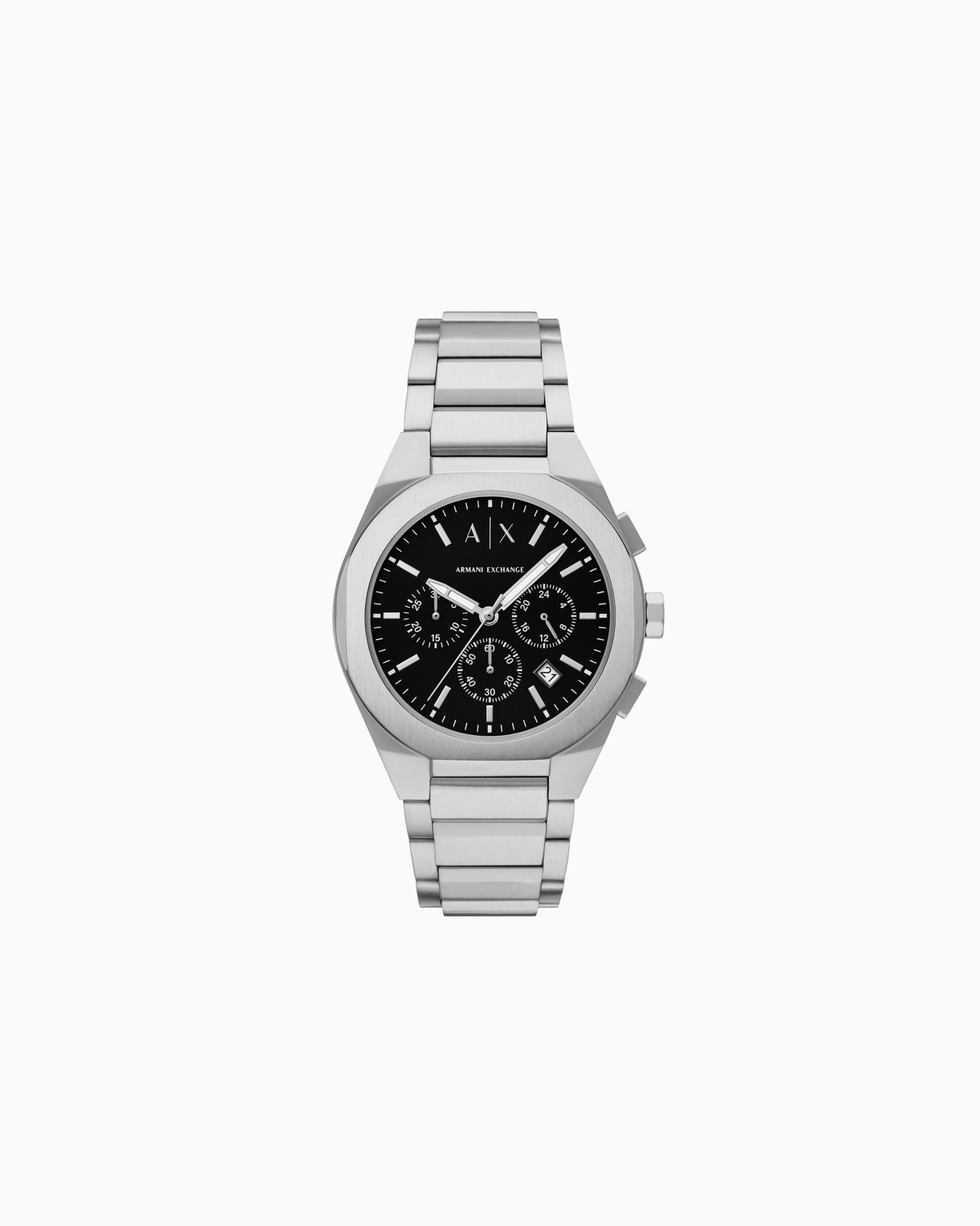  Chronograph Stainless Steel Watch Slide 0