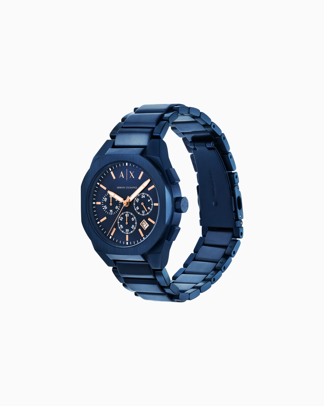  Sync Chronograph Blue Stainless Steel Watch Slide 1