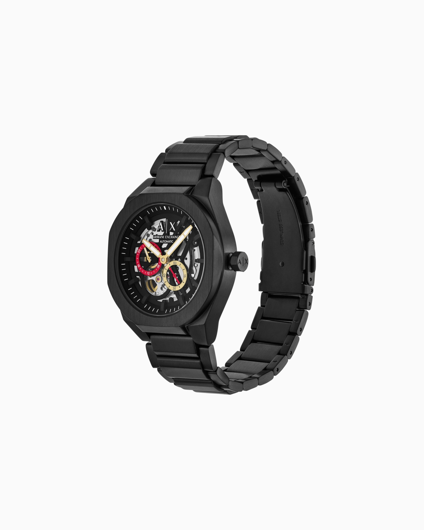  Sync Automatic Black Stainless Steel Watch Slide 1