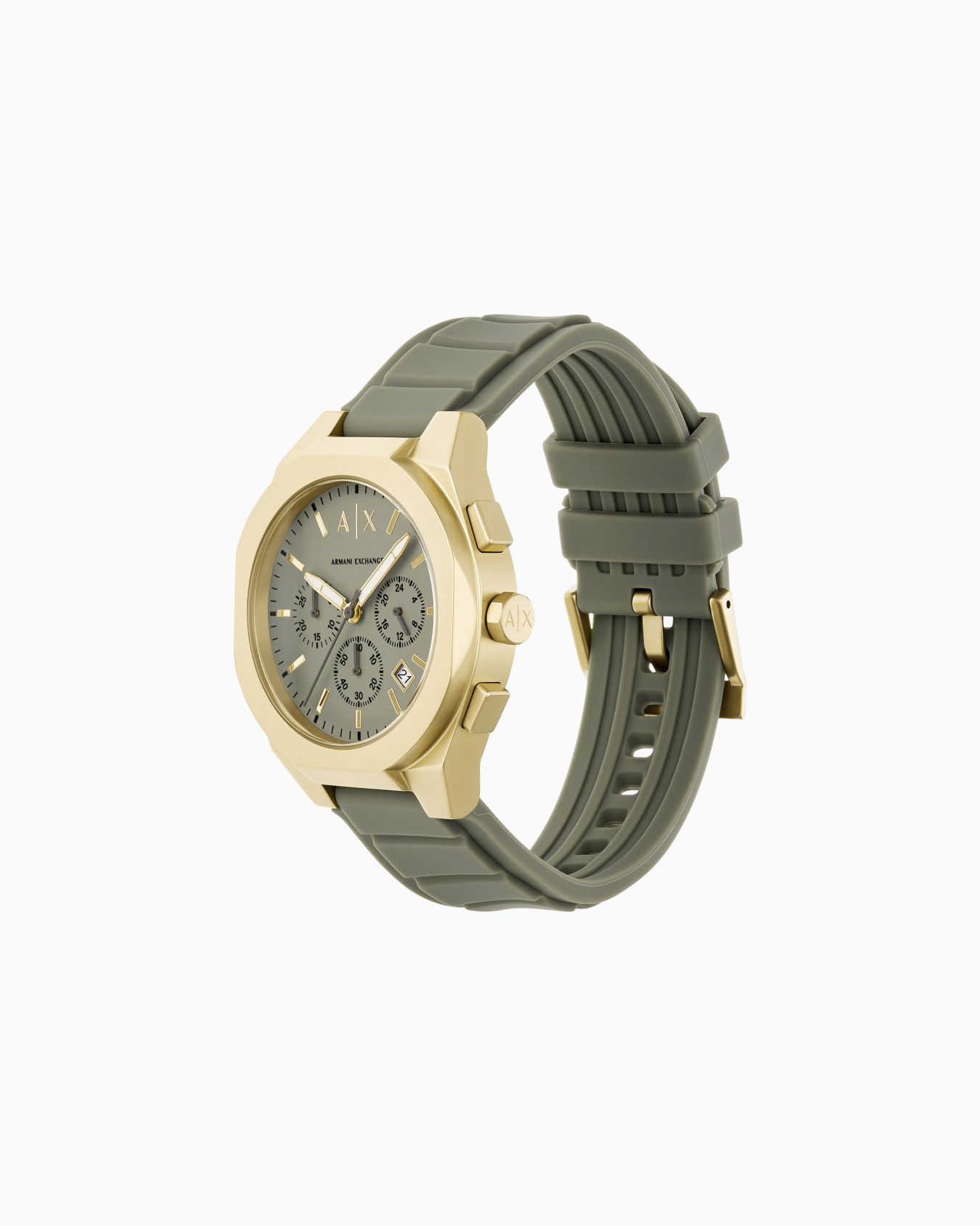  Sync Chronograph Green Silicone Watch Slide 1