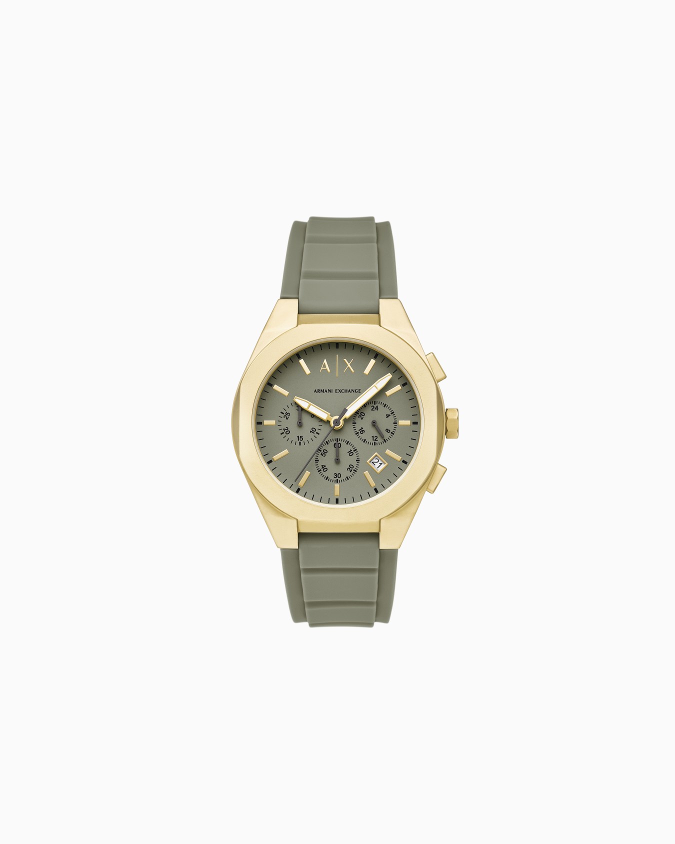  Sync Chronograph Green Silicone Watch Slide 0