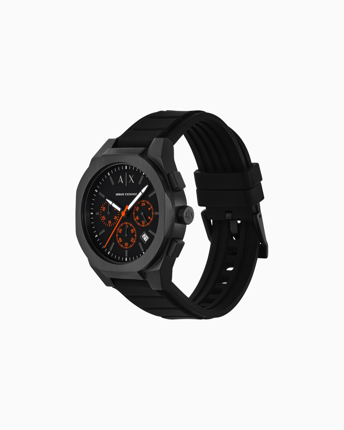 Sync Chronograph Black Silicone Watch Slide 2