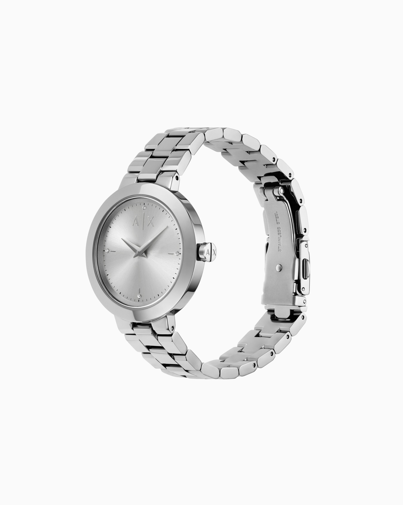  Three-Hand Stainless Steel Watch Slide 1