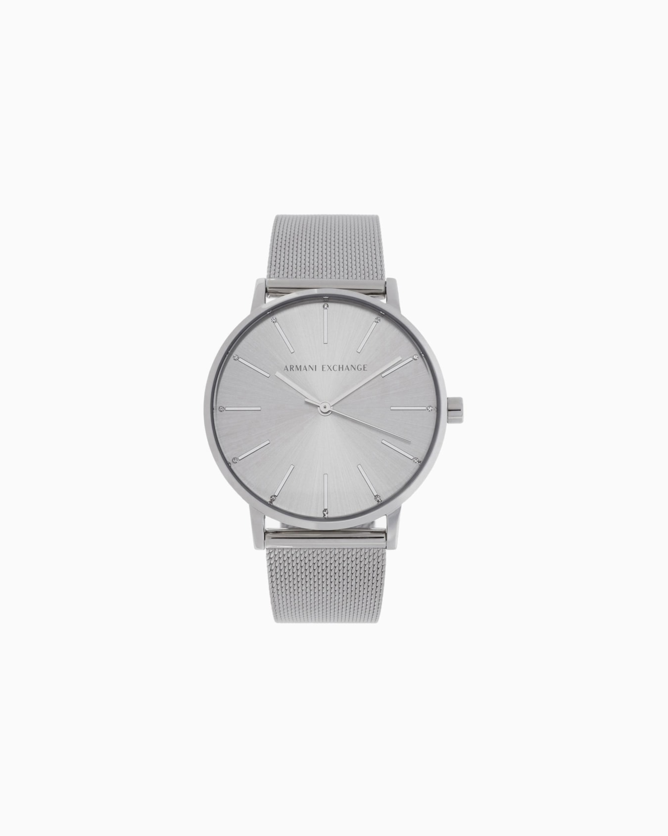 Three-hand stainless steel watch Slide 0