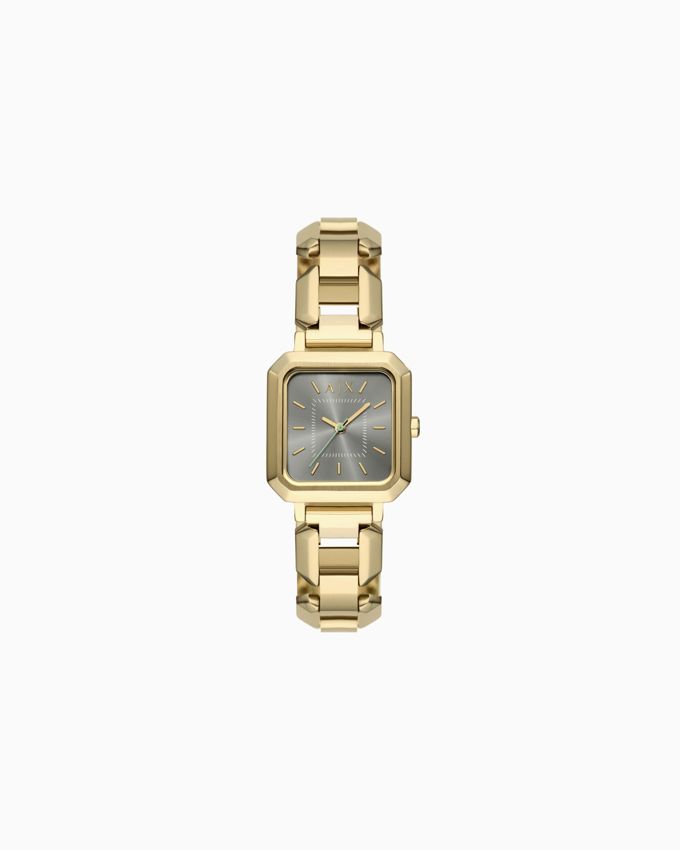  Three-Hand Gold-Tone Stainless Steel Watch Slide 0