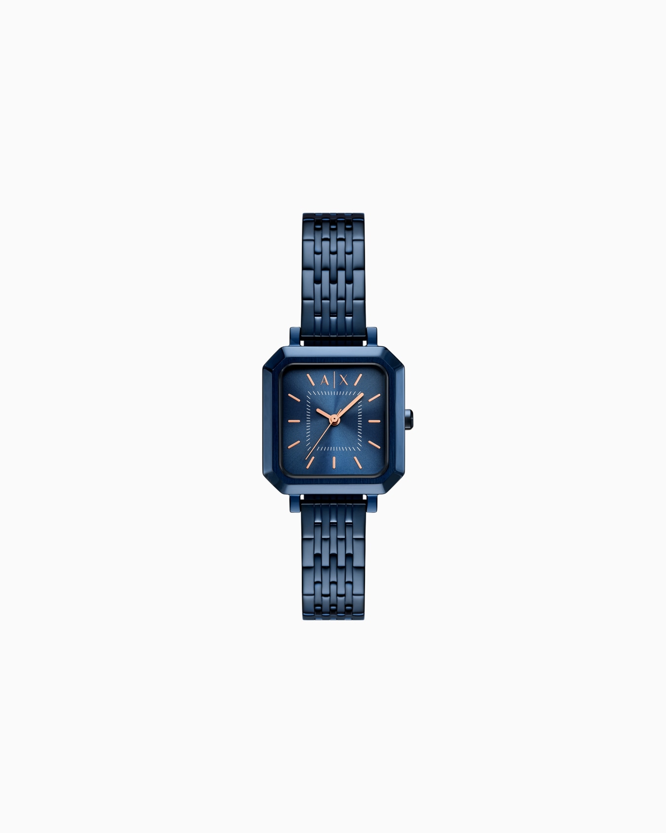 Three-Hand Blue Stainless Steel Watch Slide 0