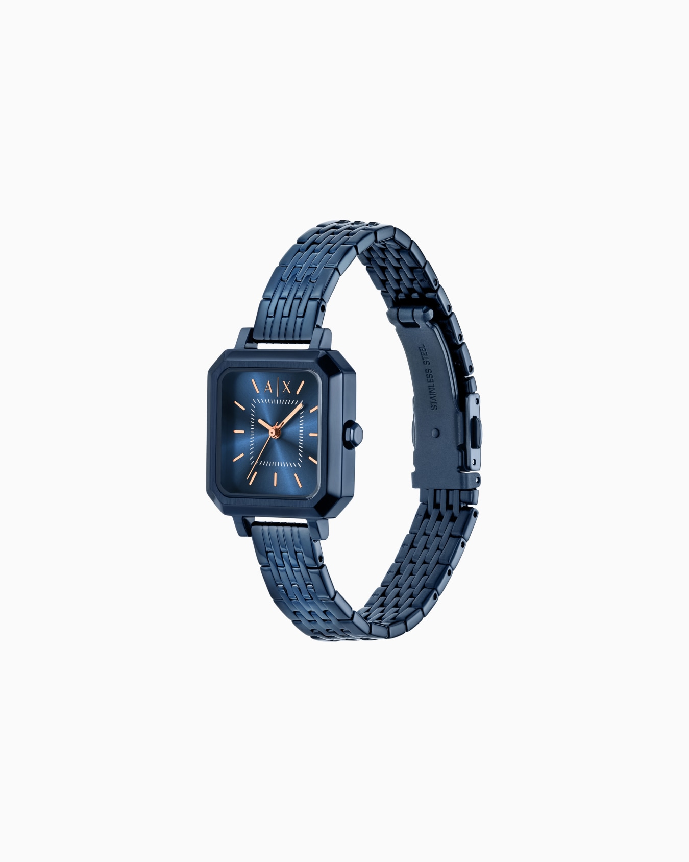  Three-Hand Blue Stainless Steel Watch Slide 2