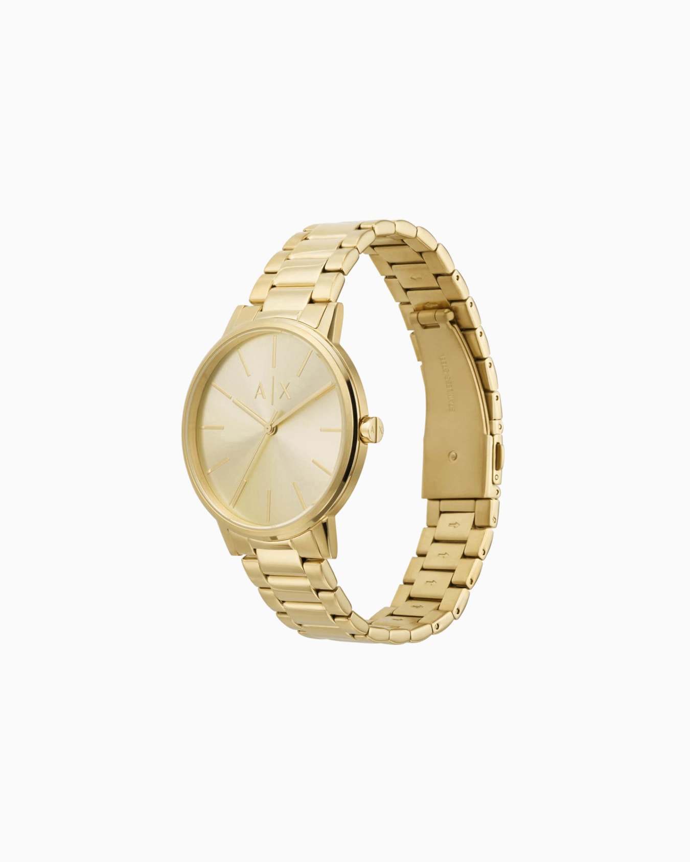 Ensemble montre à trois aiguilles et bracelet en acier inoxydable Diapositive 1