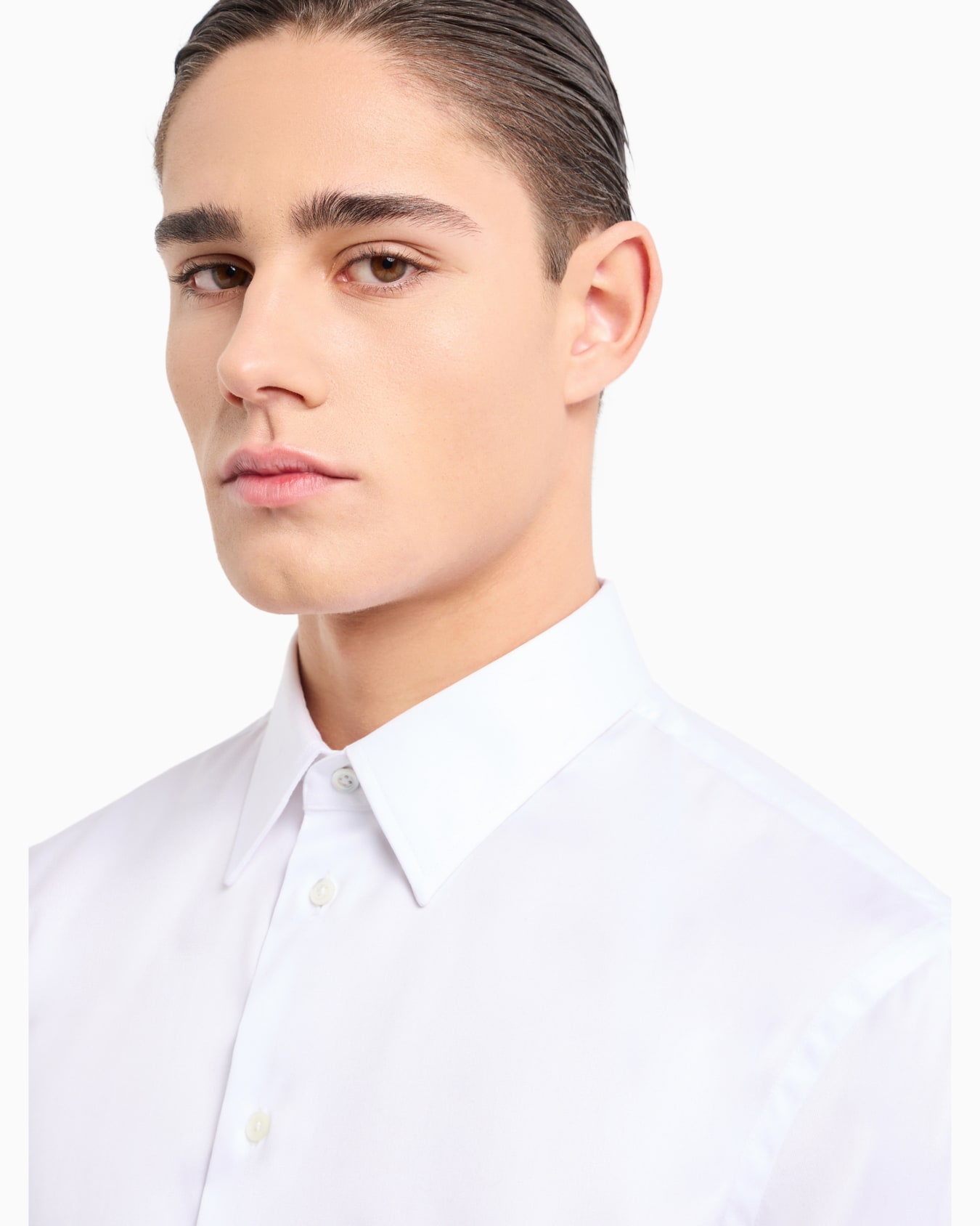 Non-iron stretch cotton shirt Slide 4