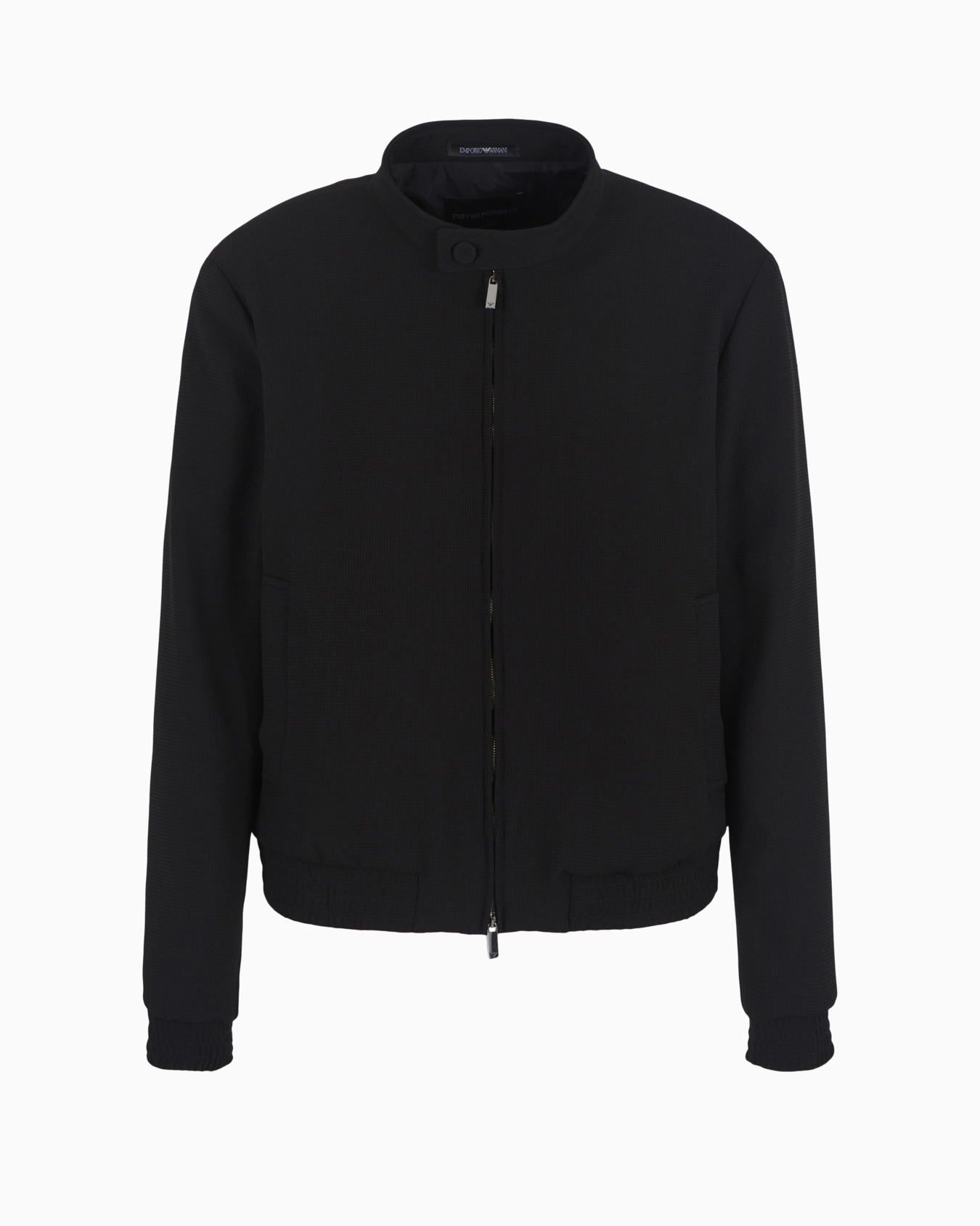 ジップアップブルゾン マイクロアーミュアクレープ スライドする 0