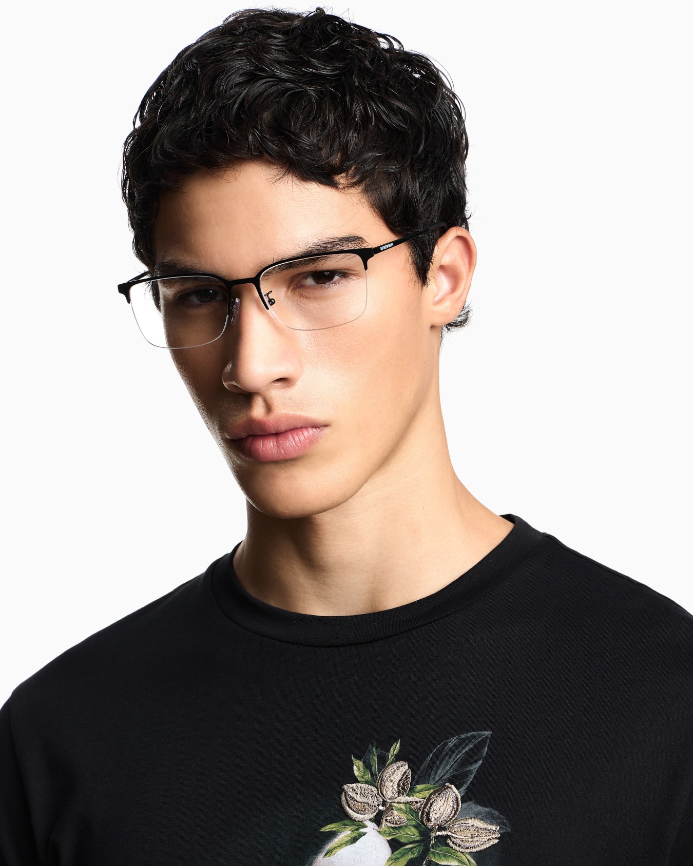 Men’s irregular-shaped eyewear frame Slide 1
