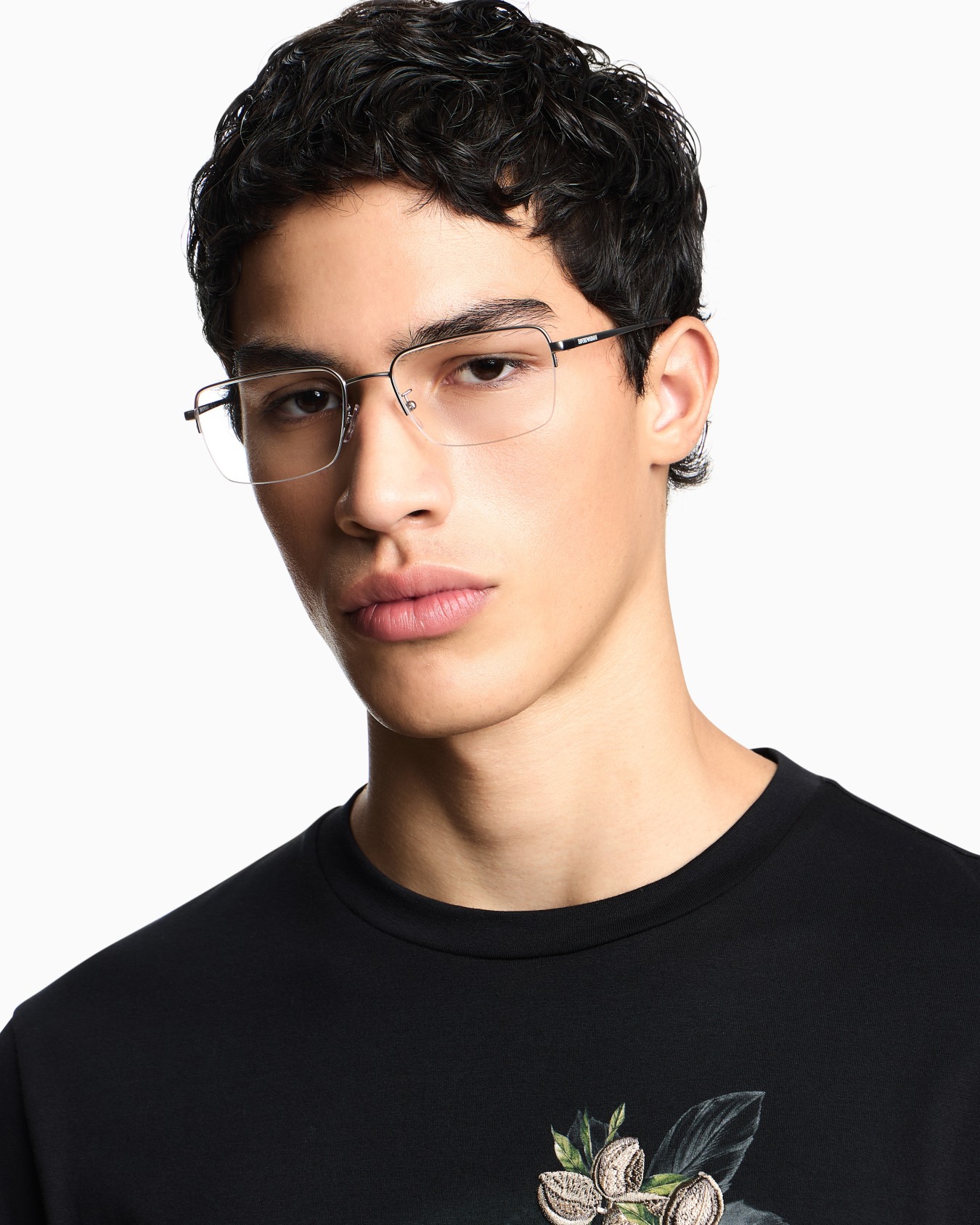 Montura para gafas de vista de forma pillow para hombre Diapositiva 1