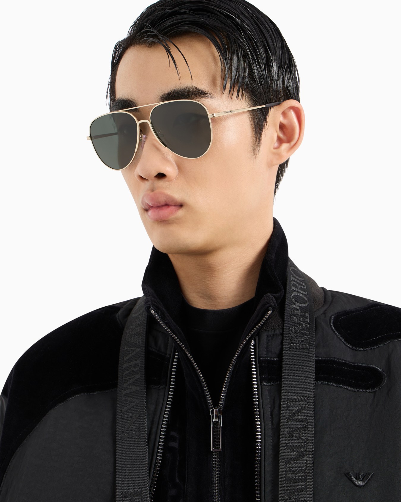 Men’s aviator sunglasses Asian fit Slide 1
