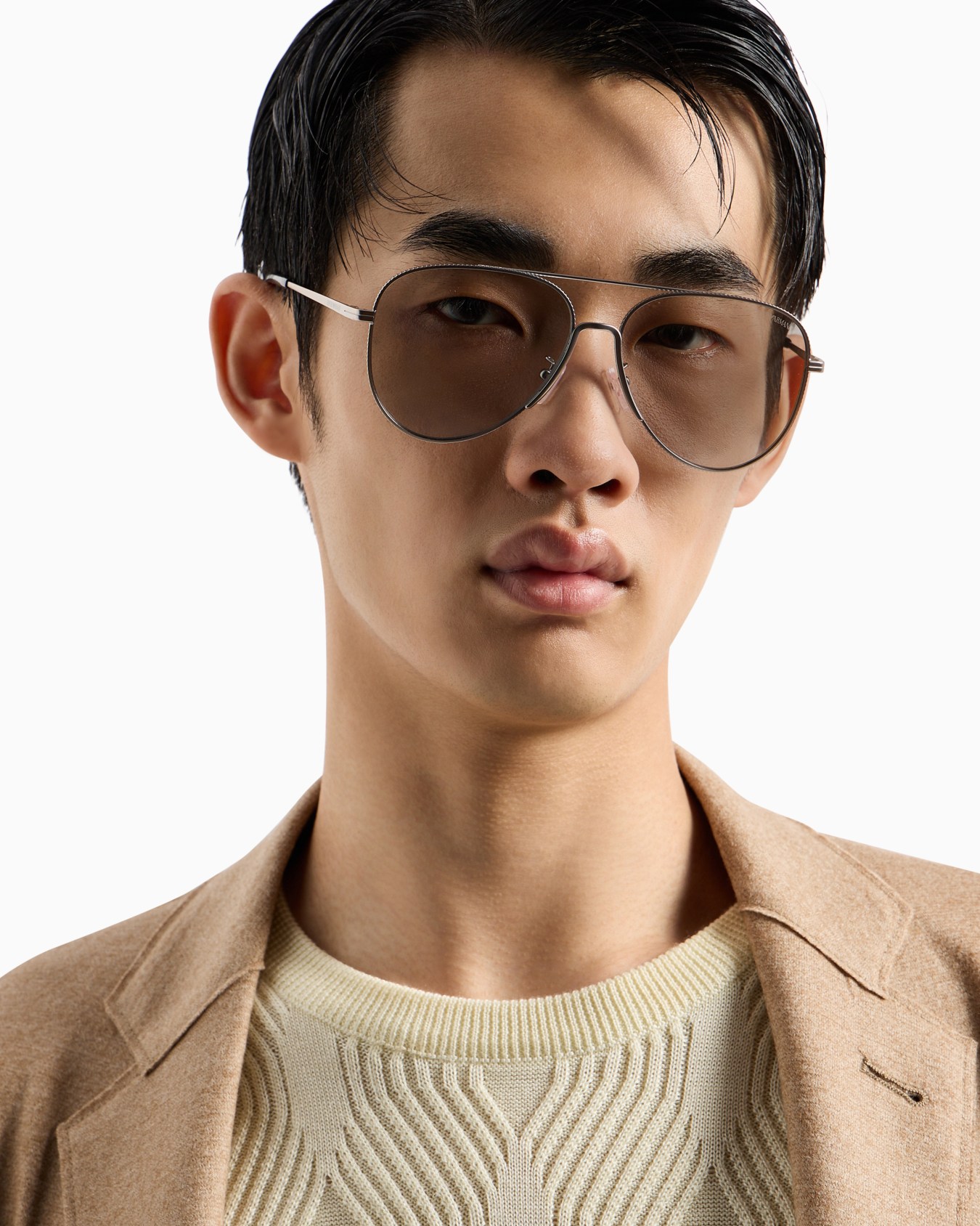 Men’s aviator sunglasses Asian fit Slide 1