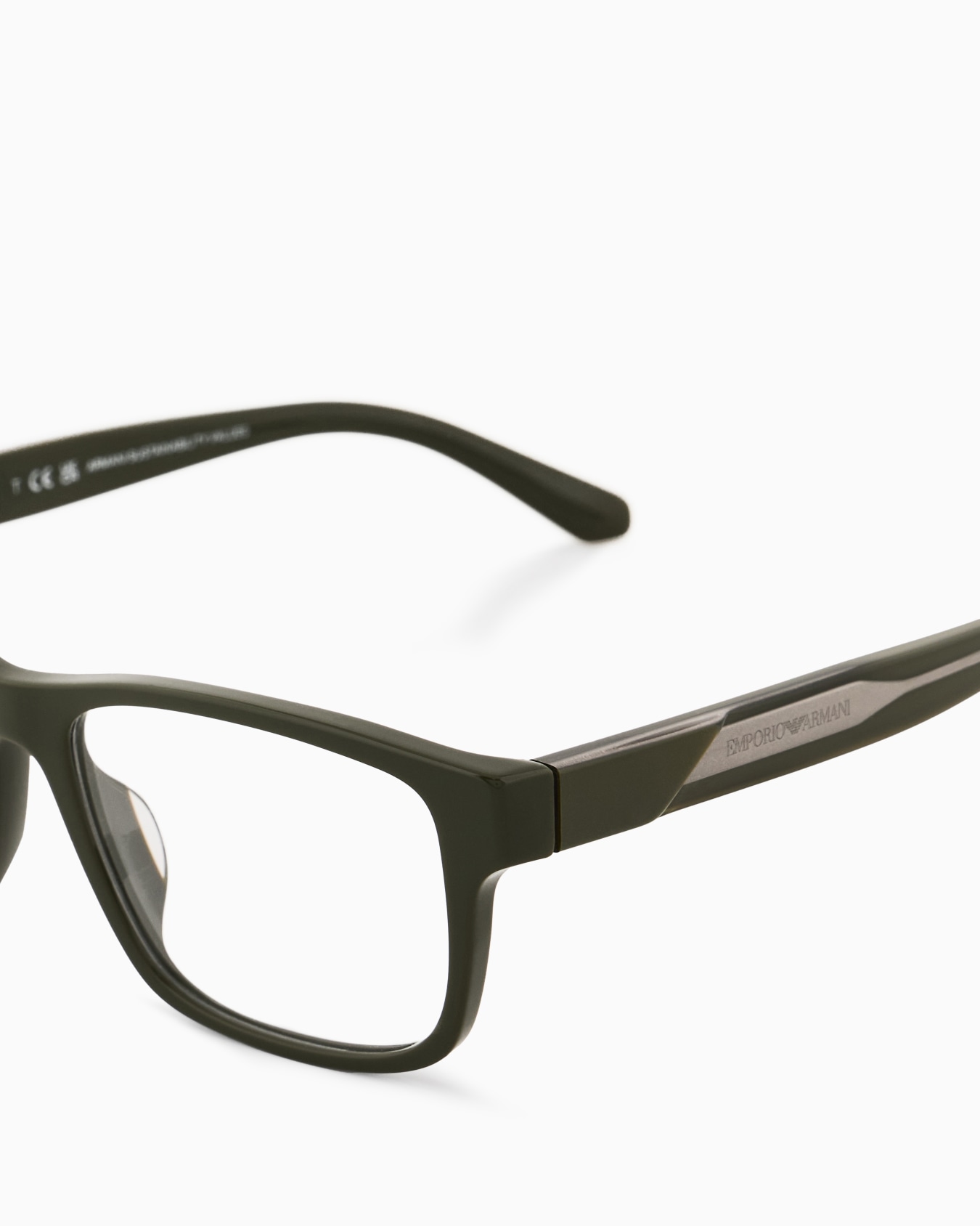 Montura para gafas de vista de forma rectangular para hombre Diapositiva 4