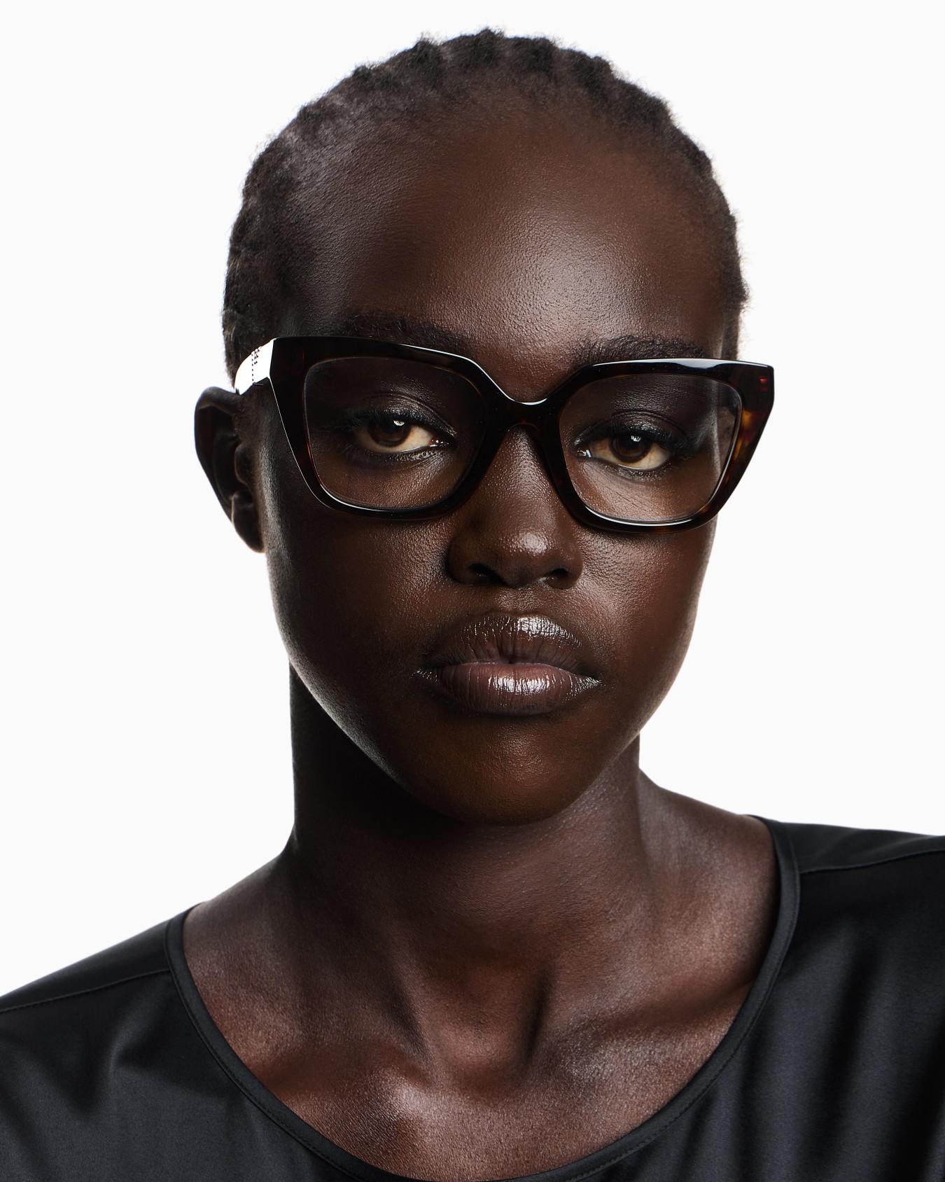 Montura para gafas de vista modelo ojo de gato para mujer Diapositiva 1