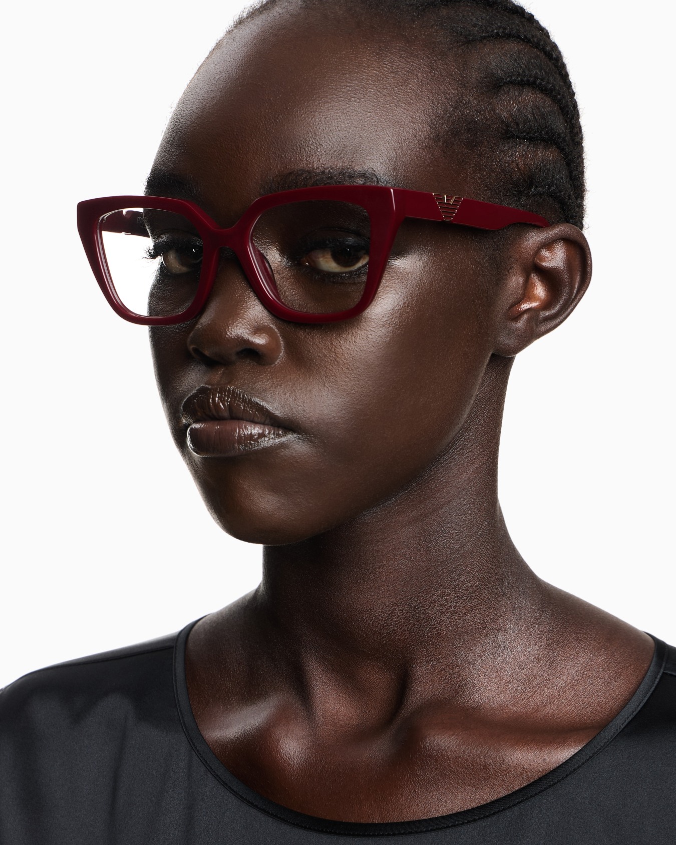 Montura para gafas de vista modelo ojo de gato para mujer Diapositiva 1