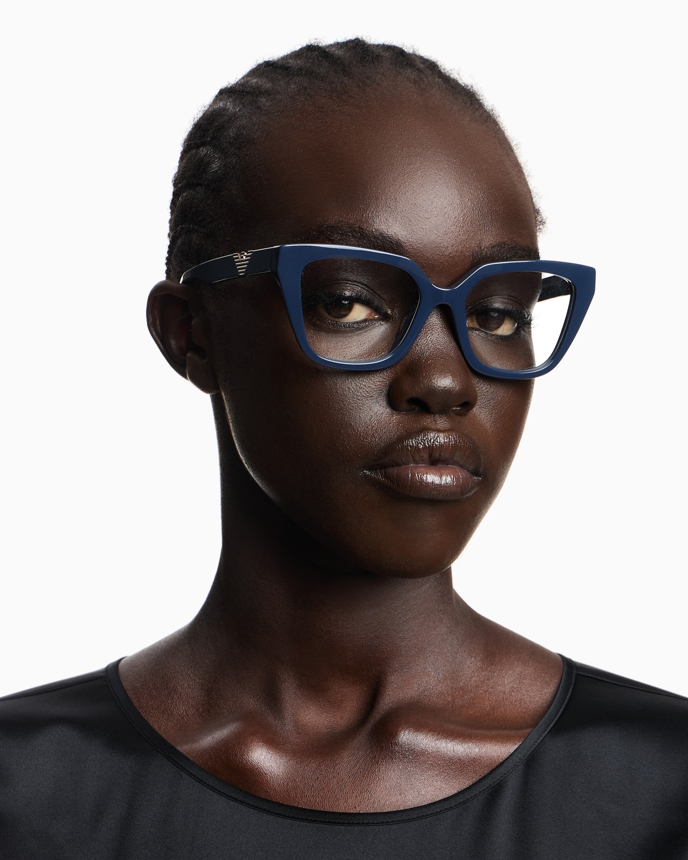 Montura para gafas de vista modelo ojo de gato para mujer Diapositiva 1