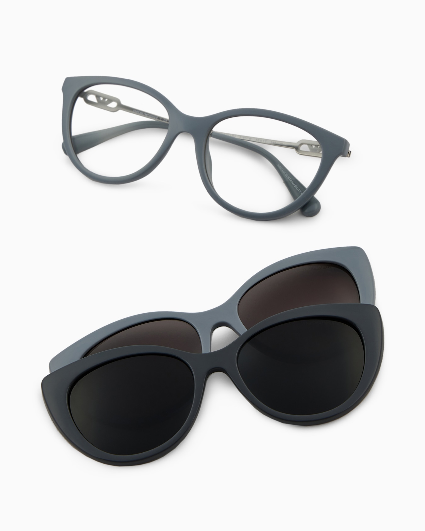 Women’s cat-eye sunglasses with interchangeable lenses Slide 1