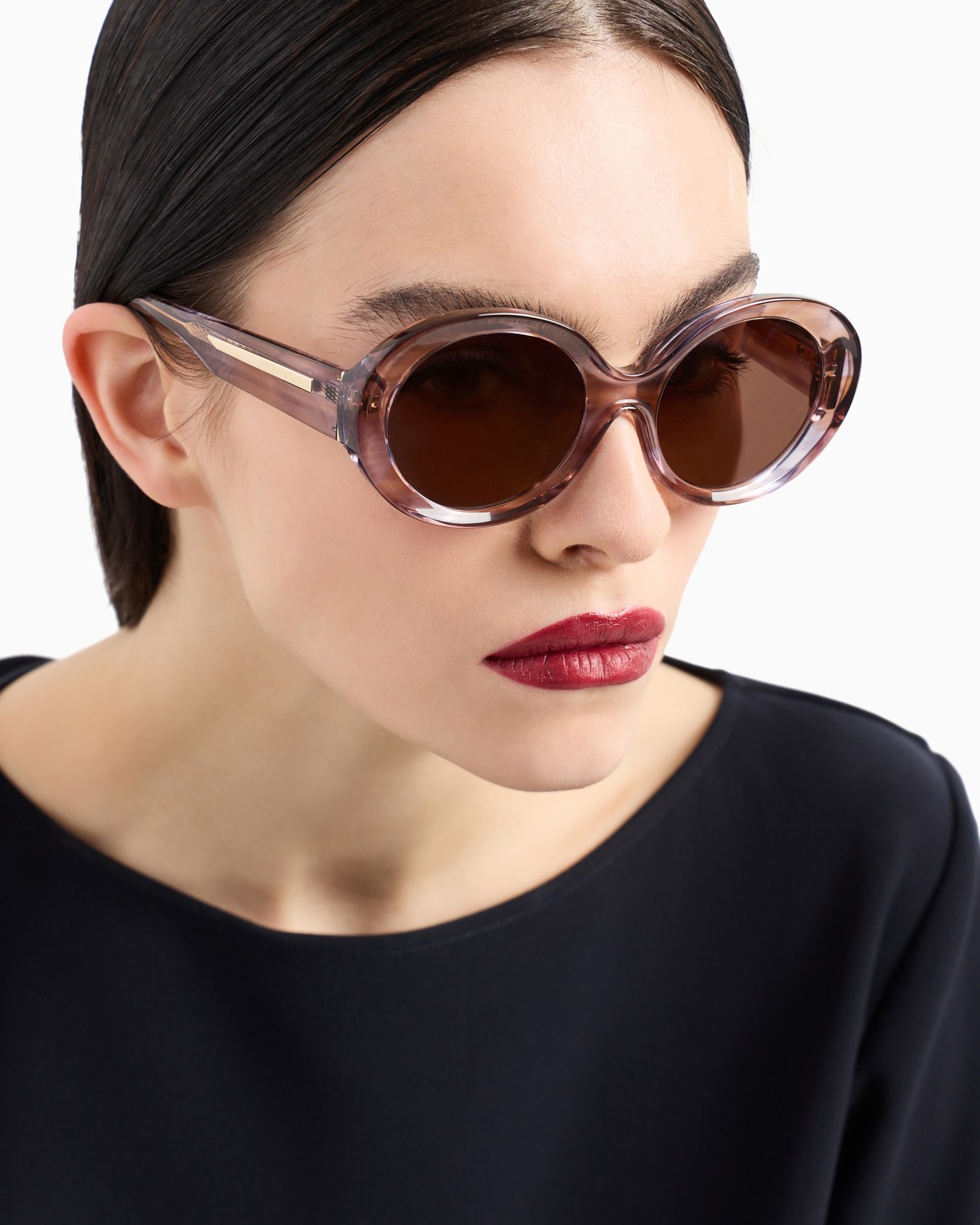Women’s oval sunglasses スライドする 1