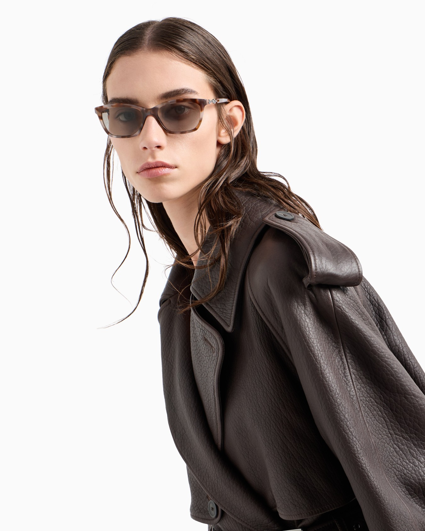 Occhiali da sole da donna forma cat eye Asian fit Slide 1