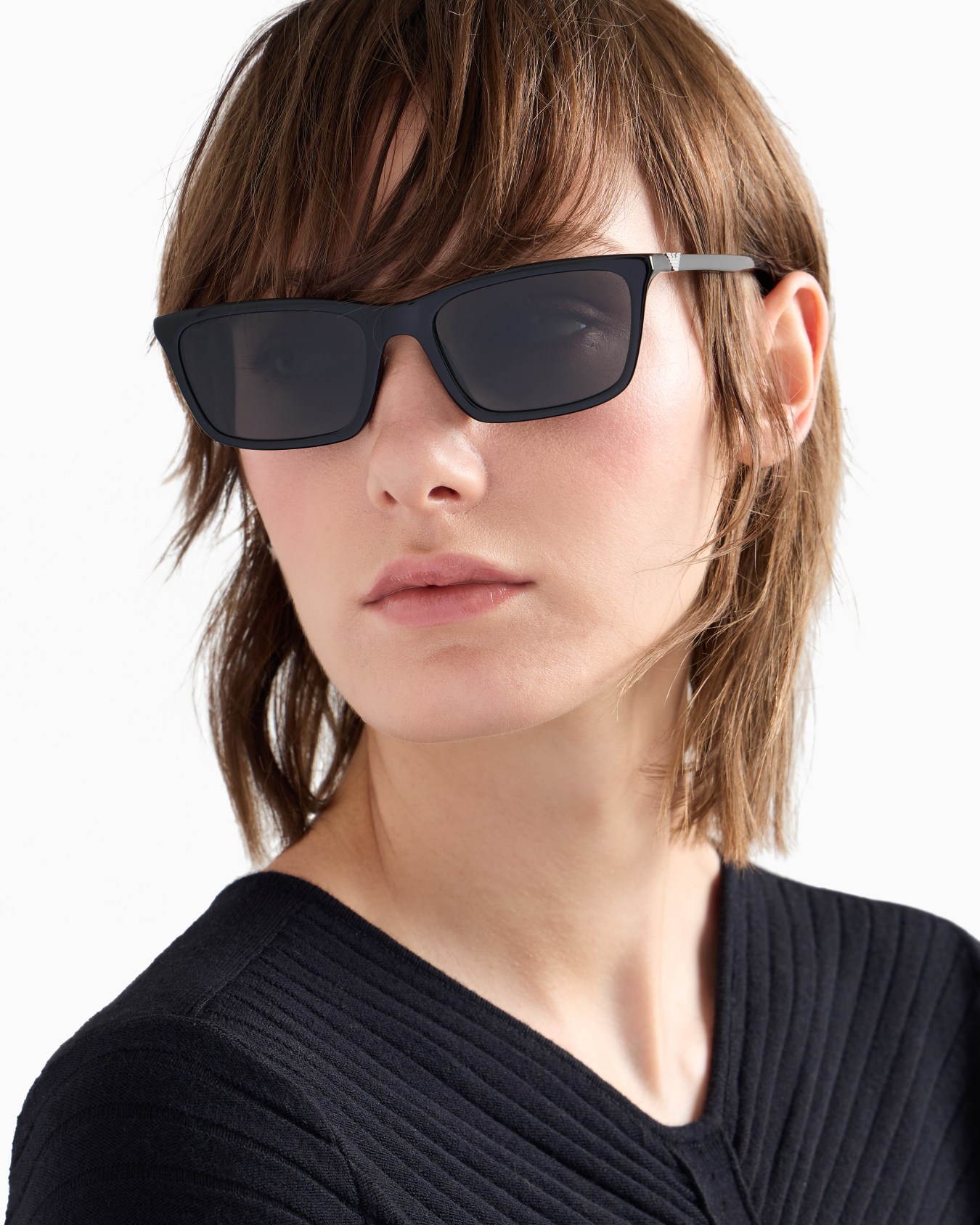 Women’s rectangular sunglasses スライドする 1