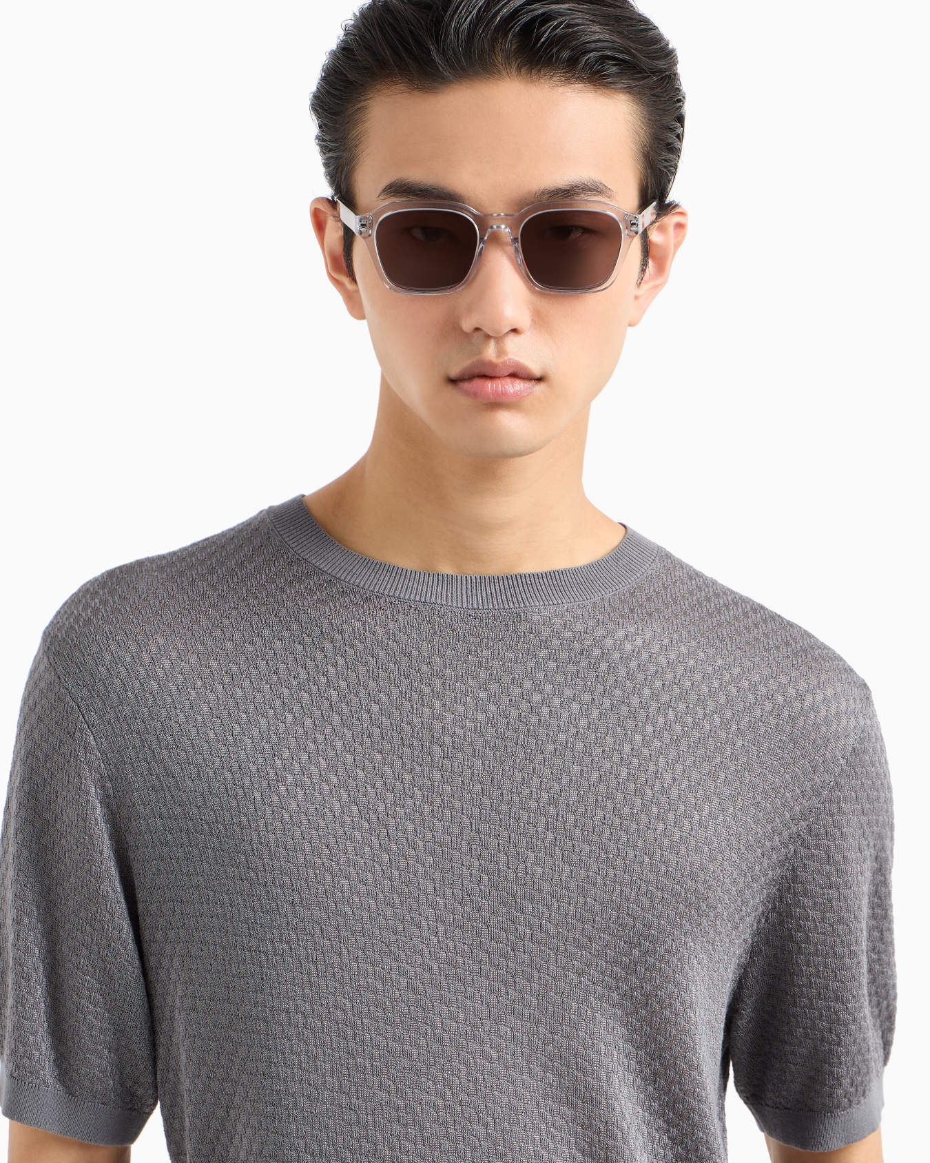 Sonnenbrille mit unregelmäßig geformter Fassung für Herren Folie 1