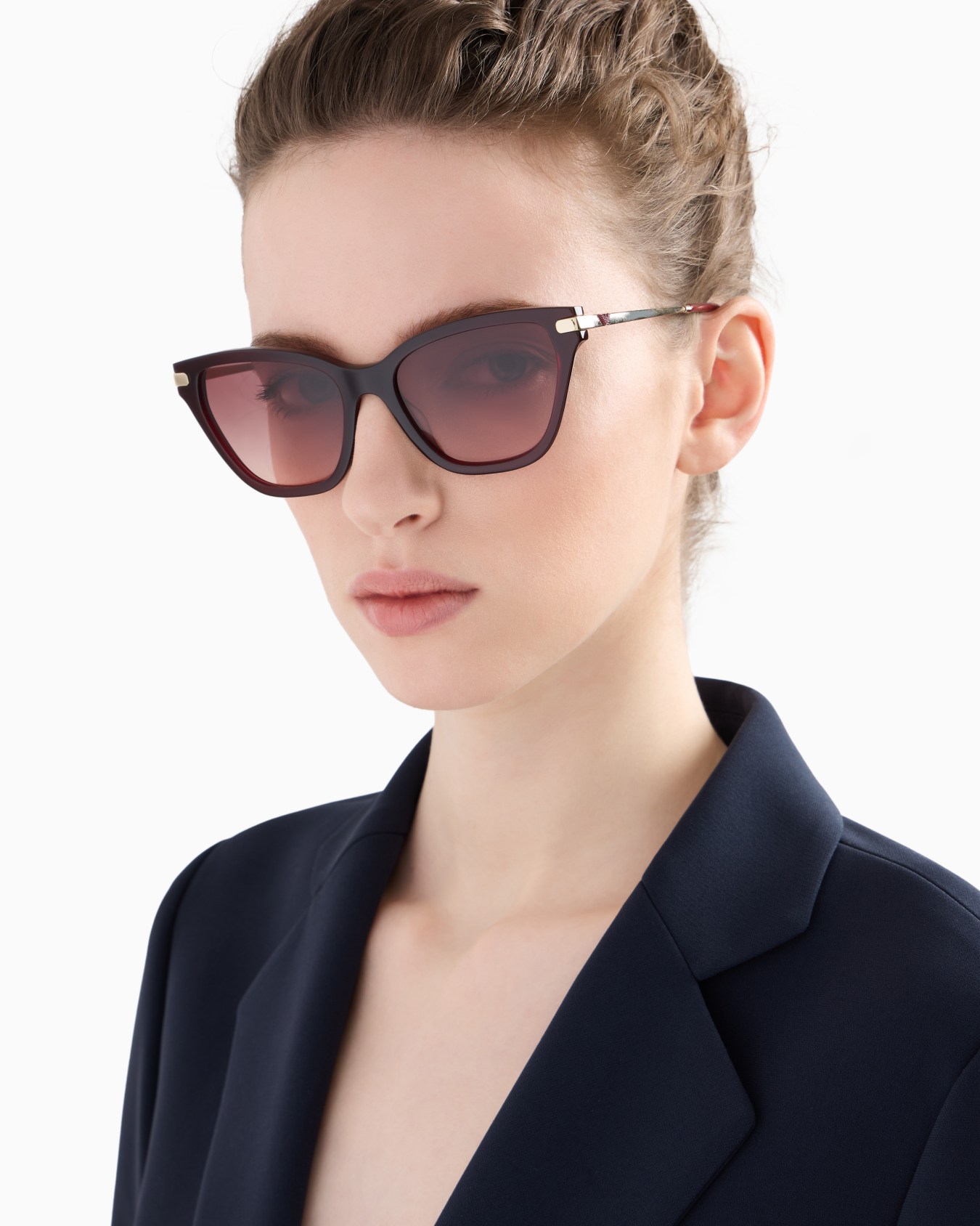 Women’s Asian-fit cat-eye sunglasses Slide 1