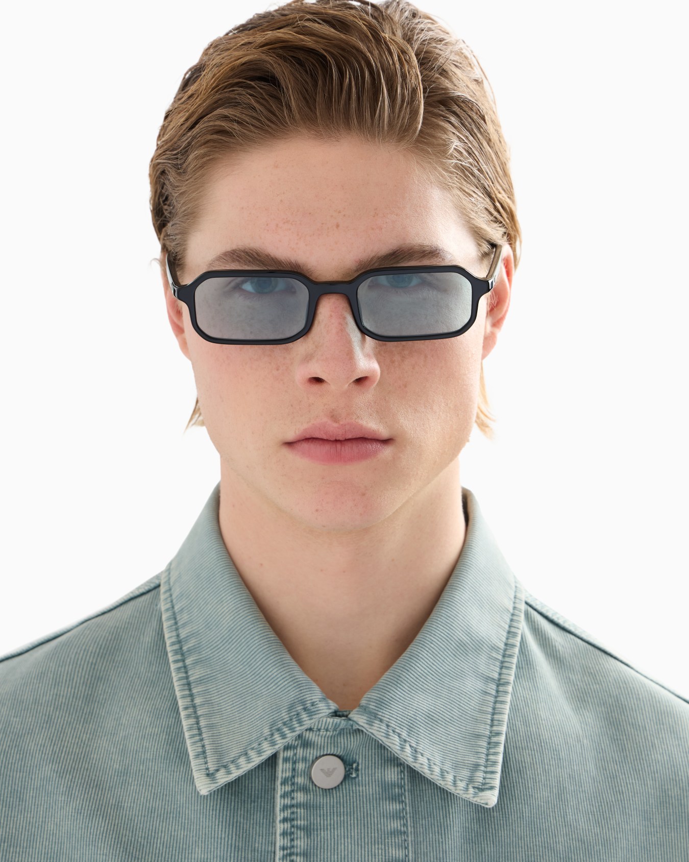 Men’s rectangular sunglasses スライドする 1