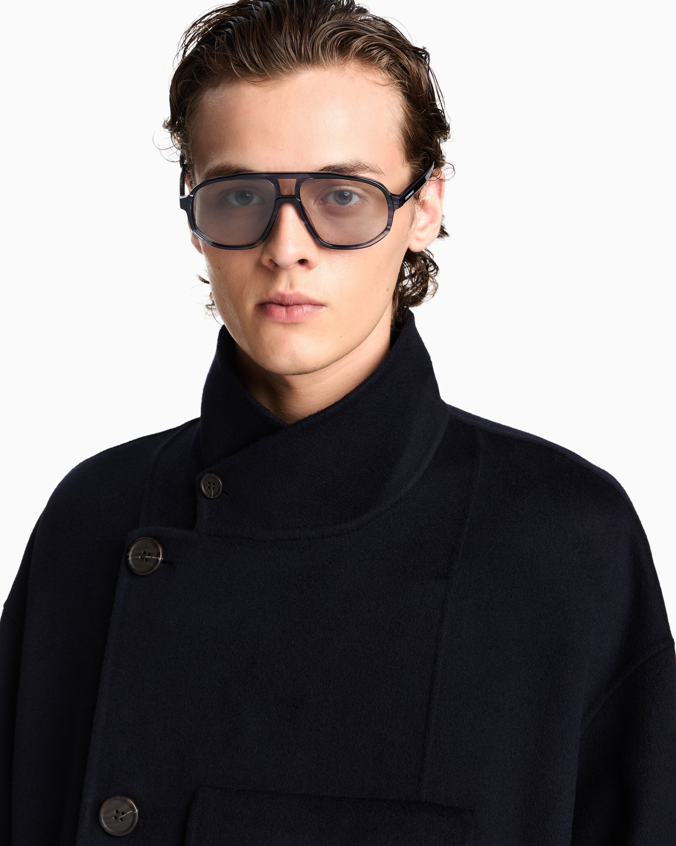 Occhiali da sole da uomo forma pilot Diapositive 1