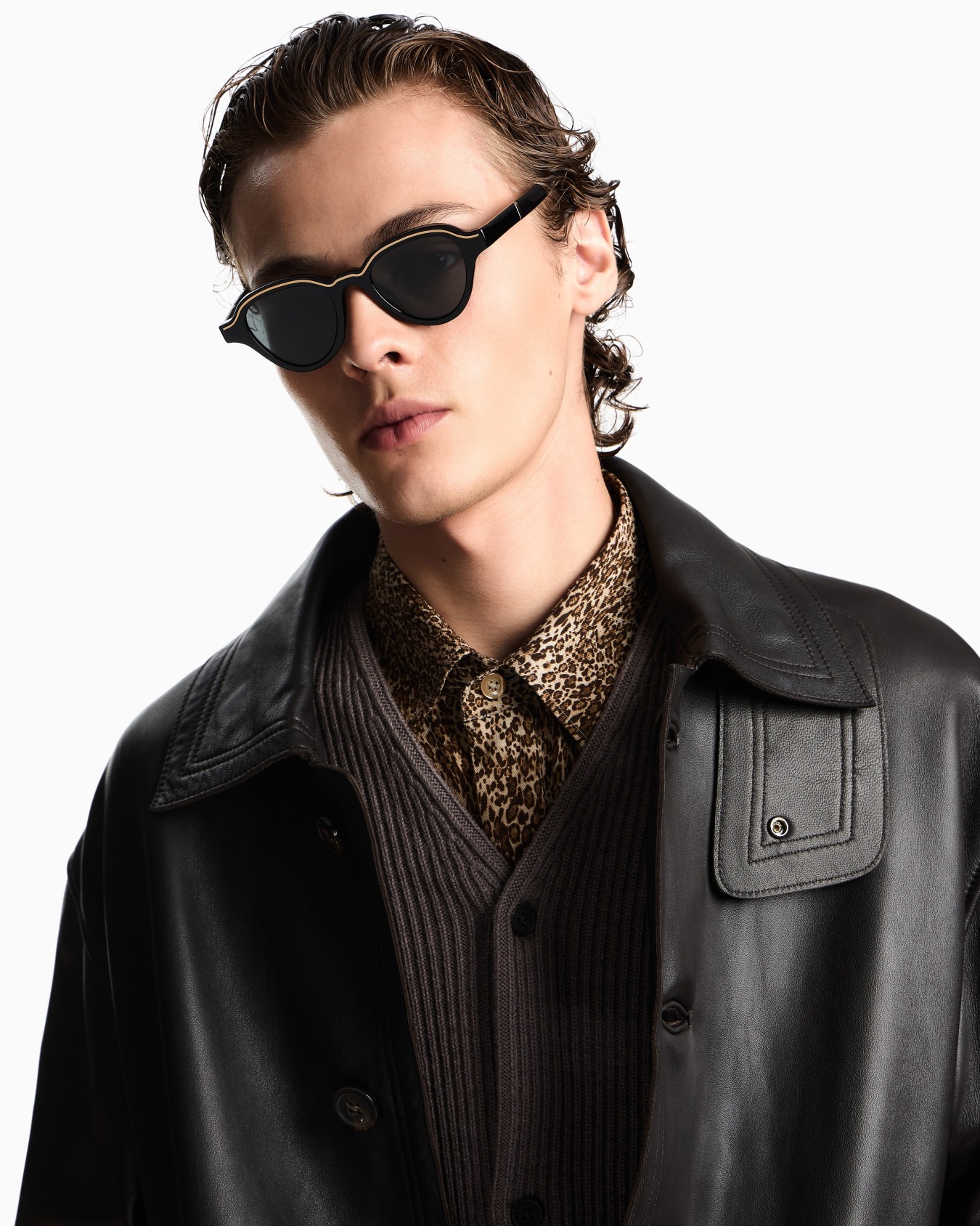 Men’s irregular-shaped sunglasses Slide 1
