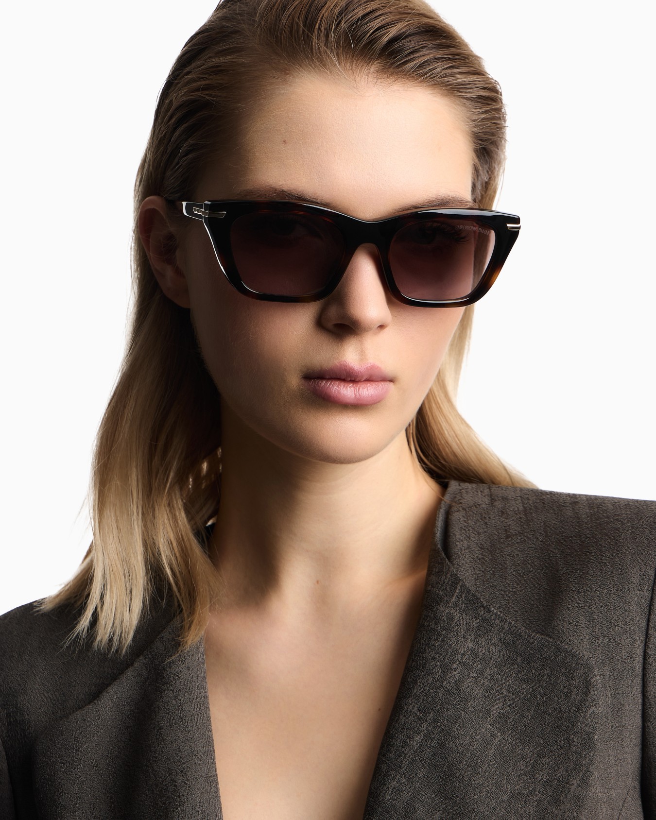 Lunettes de soleil pour femme forme œil-de-chat avec verres clipsés Diapositive 5