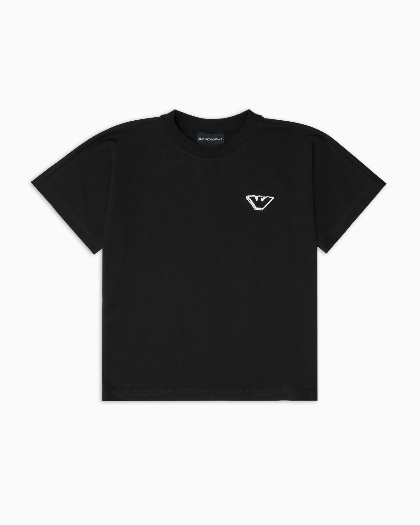 ASV EA Crew comfort-fit jersey T-shirt with eagle and oversized logo on the back Slide 0