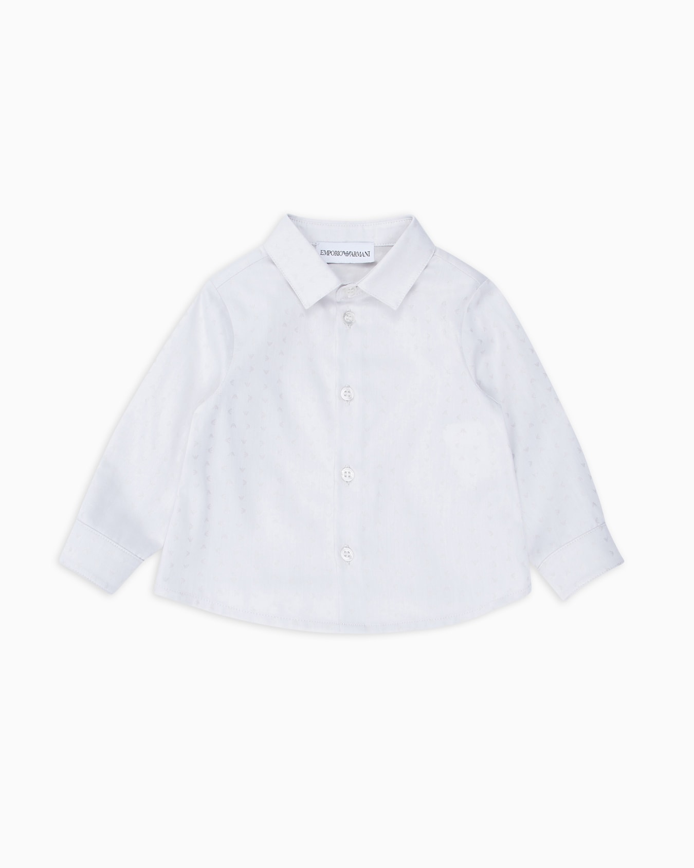 Shirt with all-over micro eagle motif Slide 0