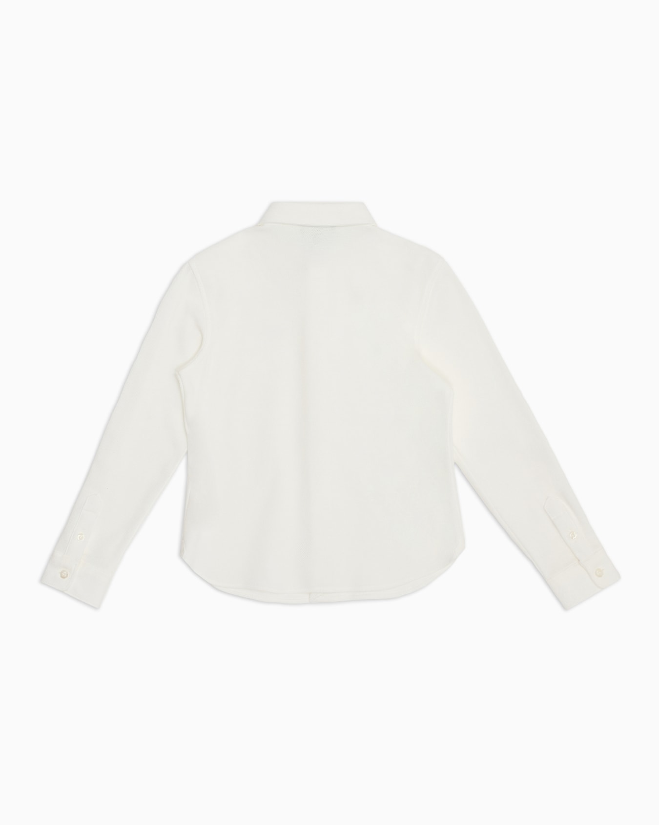 Piqué shirt with eagle embroidery Slide 2