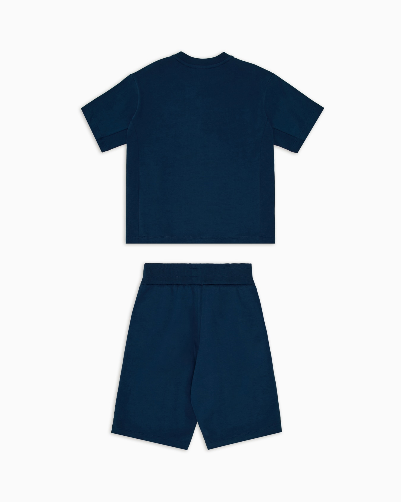 T-shirt and Bermuda shorts set with oversized eagle logo Slide 2