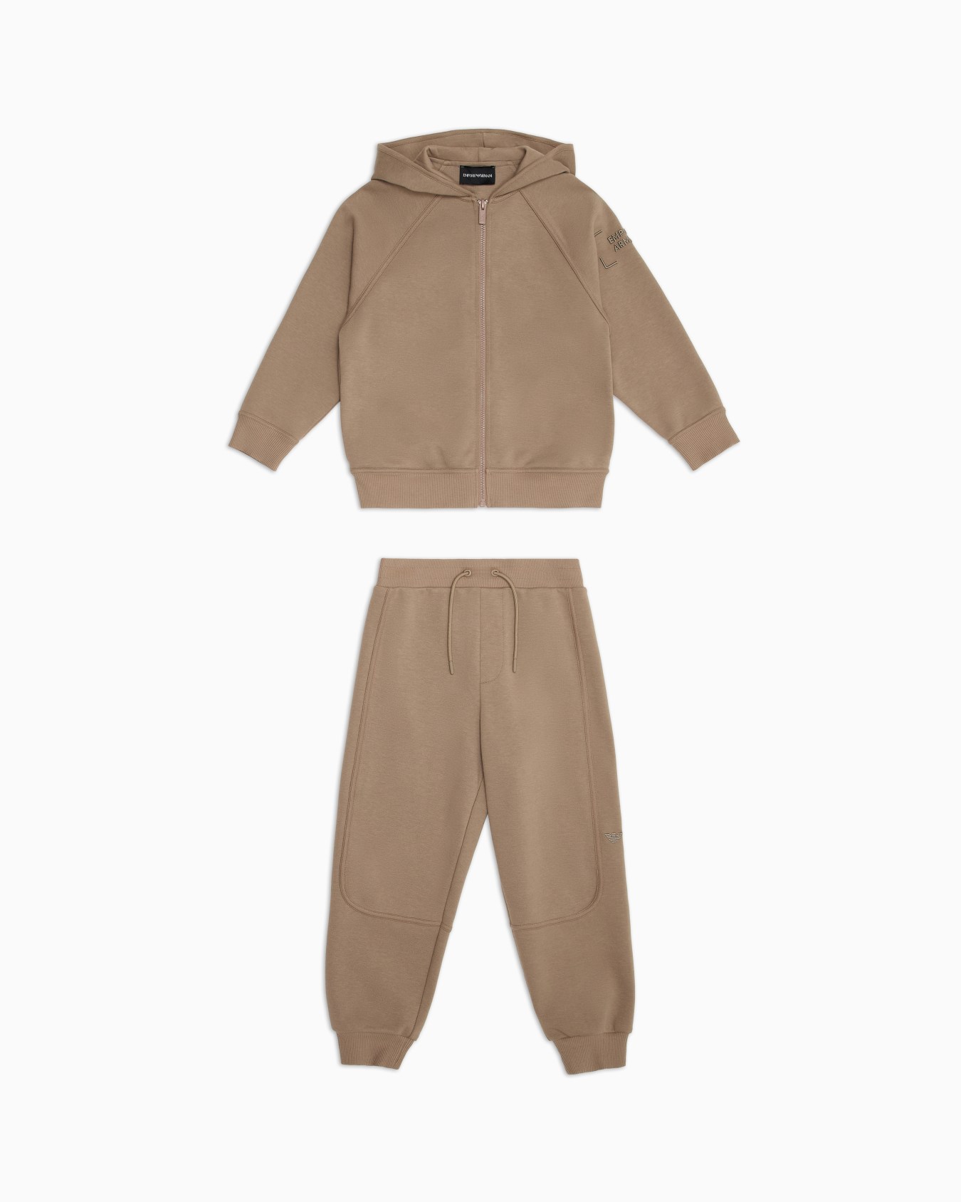 Tracksuit with zip-up, hooded sweatshirt and joggers Slide 0